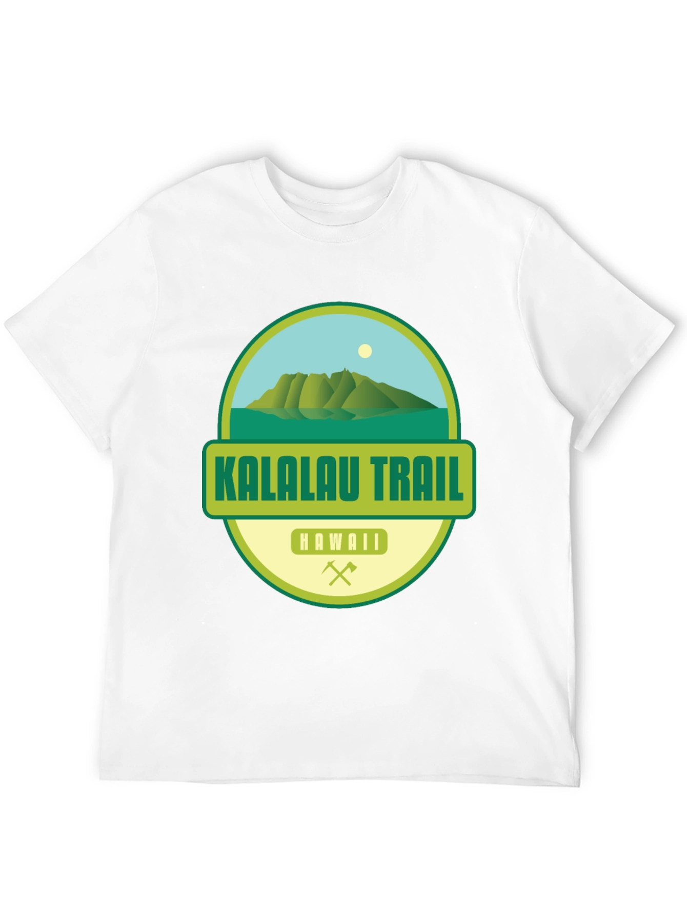 Black Kalalau Trail Hawaii Graphic T-Shirt view 12
