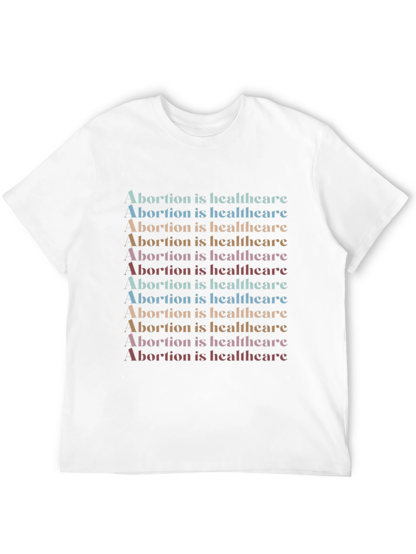 Black Abortion is Healthcare Graphic Tee - Pro Choice T-Shirt view 12