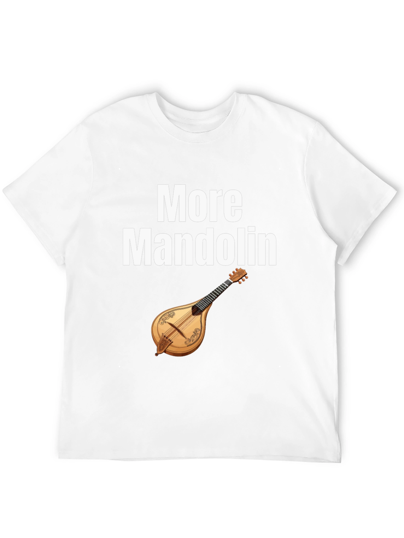 Black More Mandolin T-Shirt: Music Lover's Tee view 12