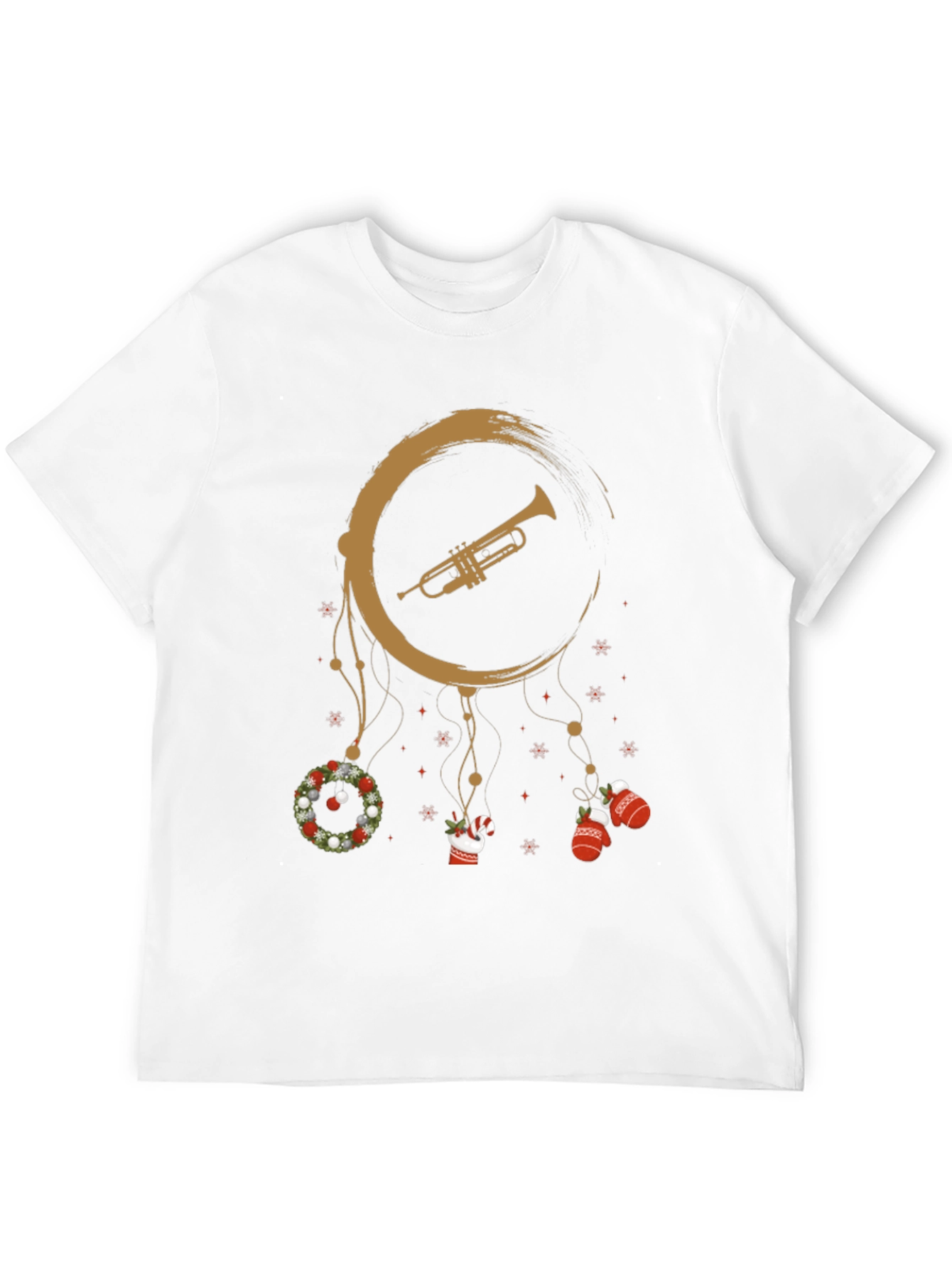 Black Festive Trumpet Dreamcatcher T-Shirt view 12
