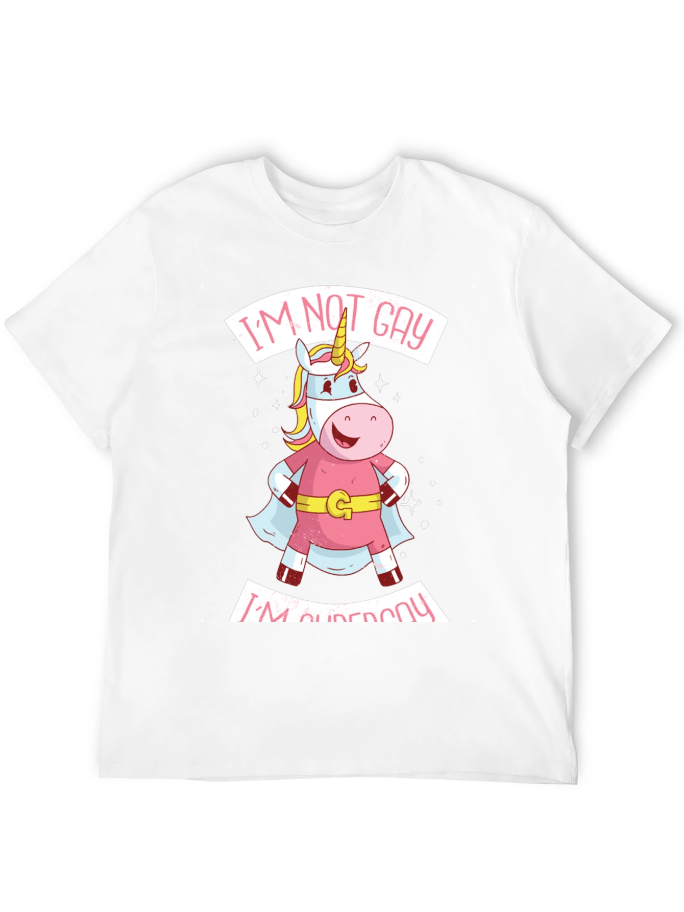 Black I'm Superpony T-Shirt - Unicorn Graphic Tee view 12