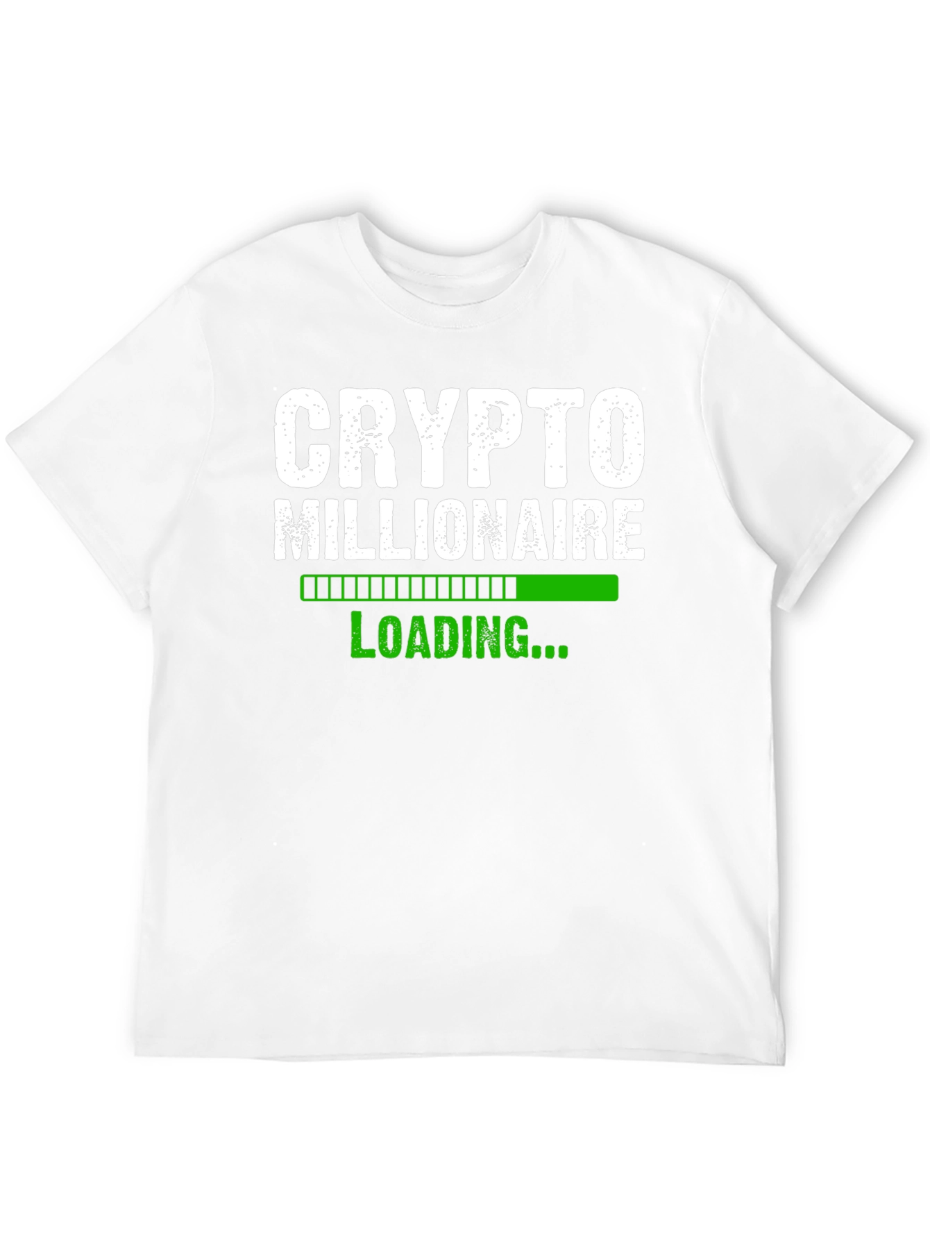 Black Crypto Millionaire Loading T-Shirt - Black view 12