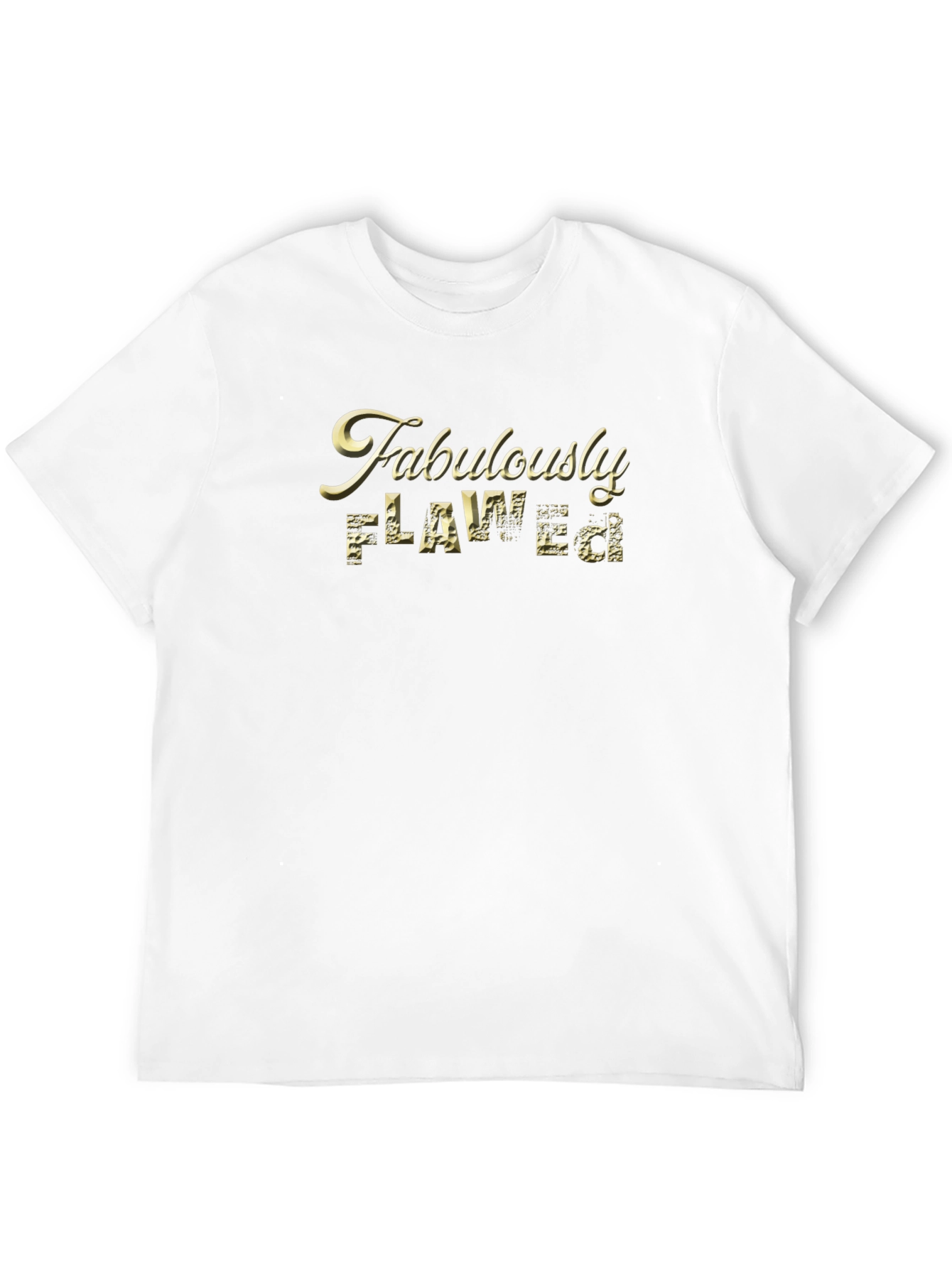 Black Fabulously Flawed Graphic T-Shirt view 12