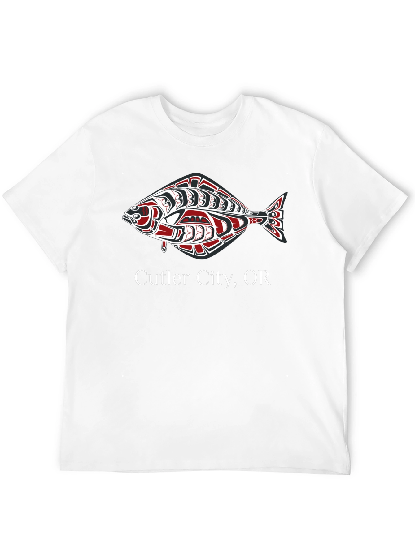 Black Cutler City, OR Fish Graphic Tee view 12