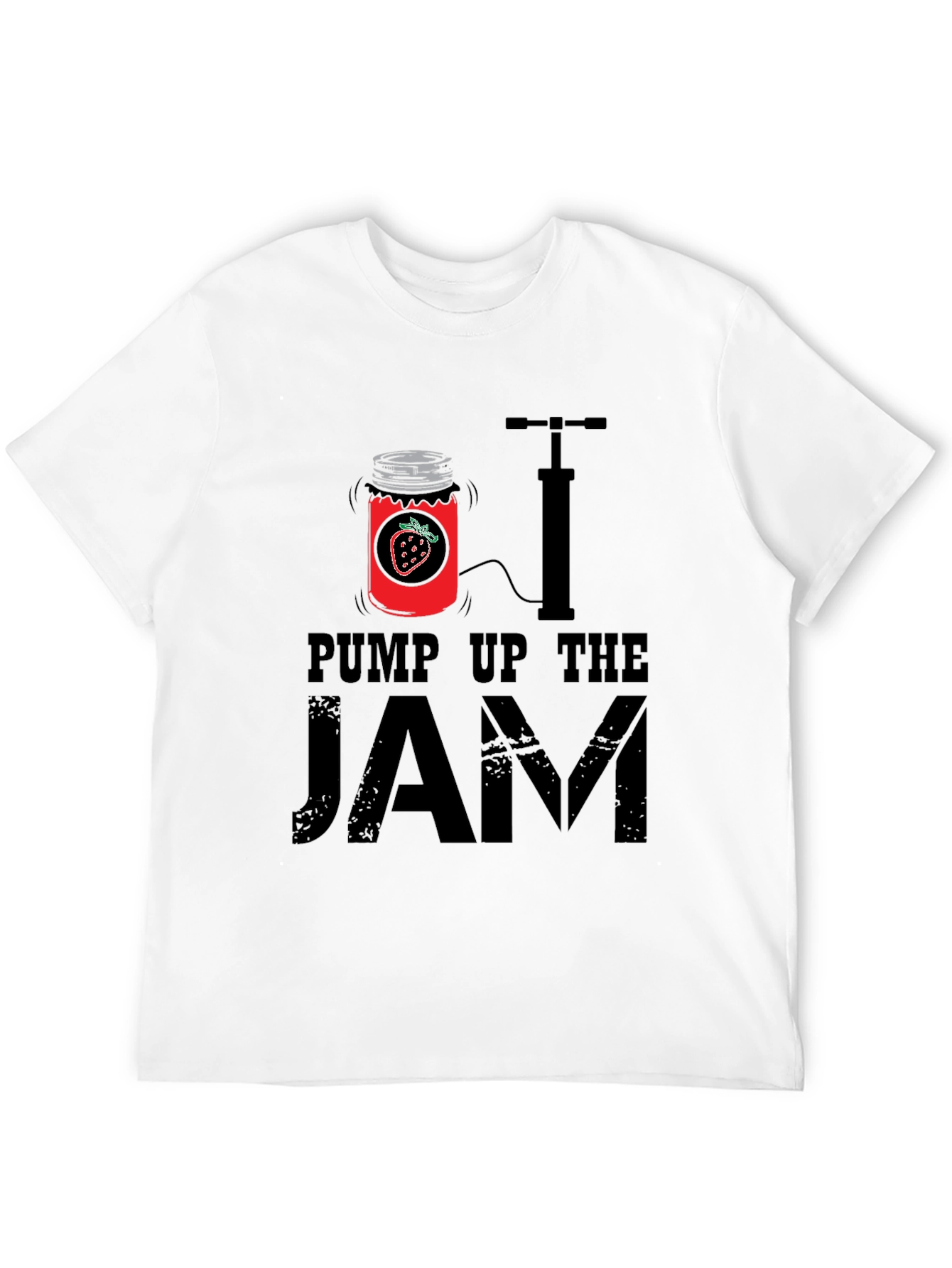Black Pump Up The Jam T-Shirt - Novelty Graphic Tee view 12