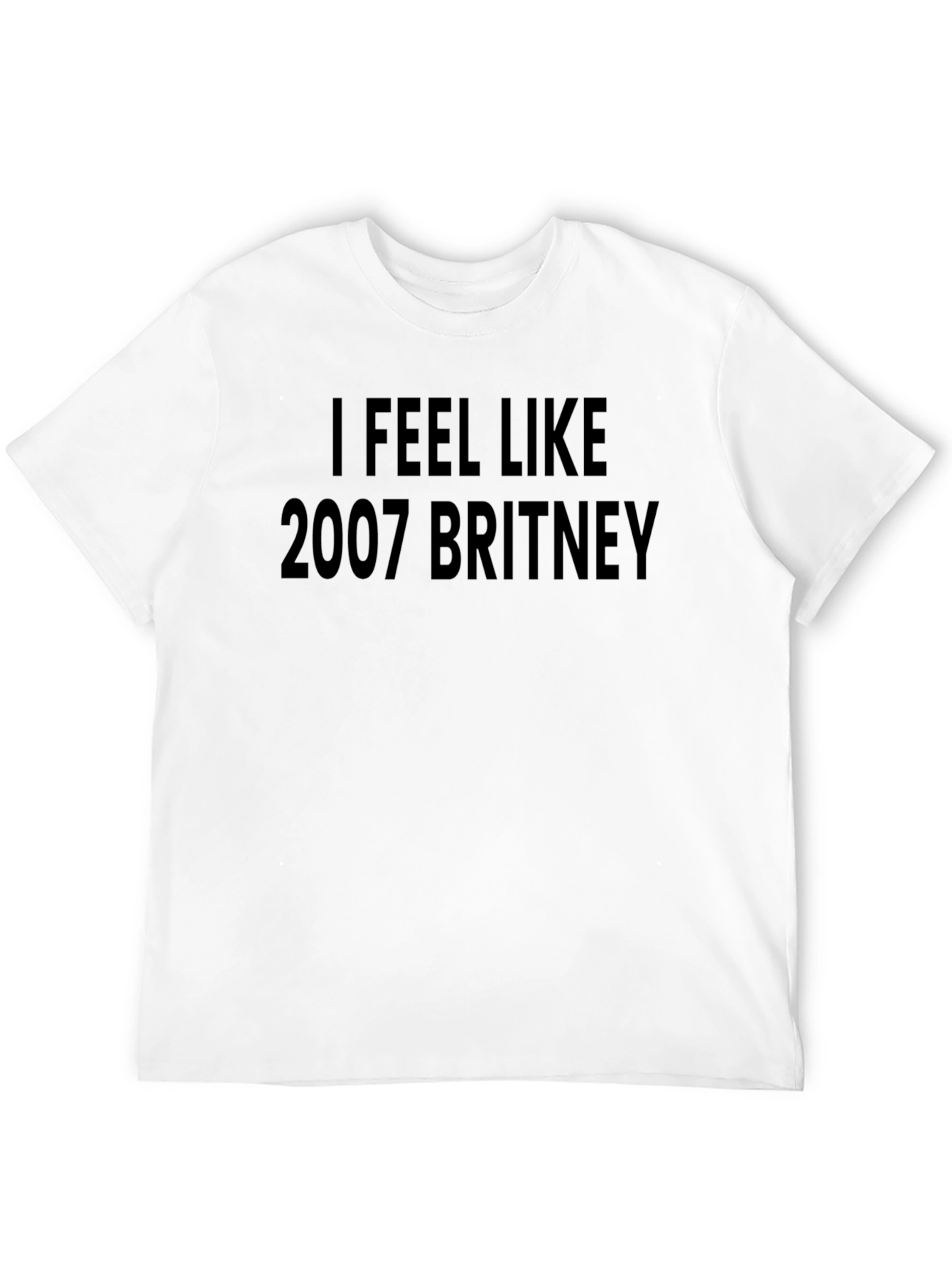 Black I Feel Like 2007 Britney T-Shirt view 12