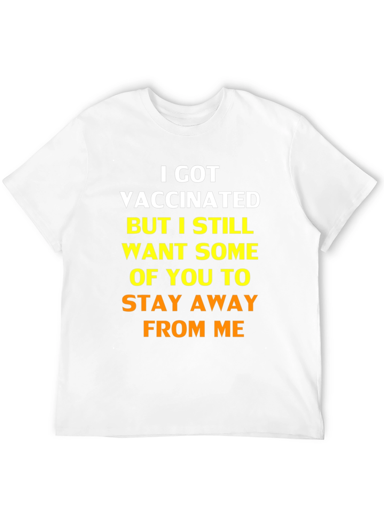 Black I Got Vaccinated Graphic Tee - Funny Statement Shirt view 12
