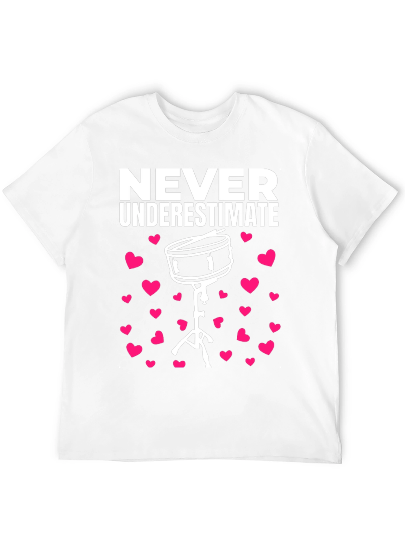 Black Never Underestimate a Drummer T-Shirt view 12