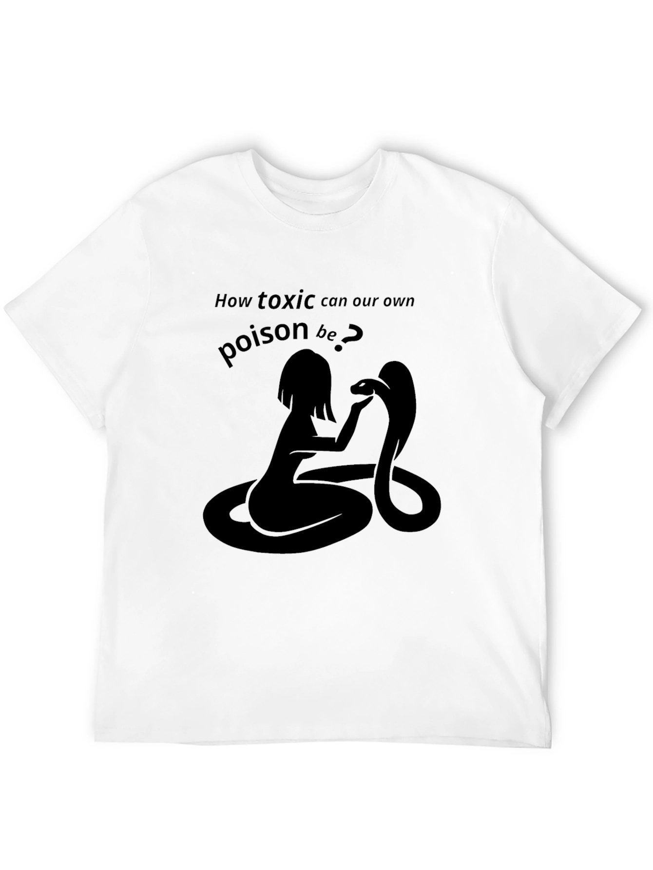 Black Toxic Poison Graphic Tee - Black T-Shirt view 12