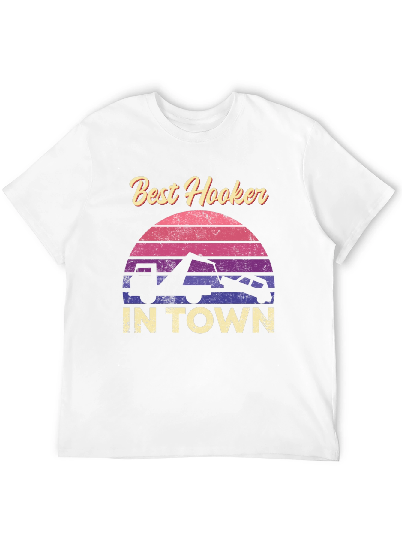 Black Best Hooker in Town Graphic Tee view 12