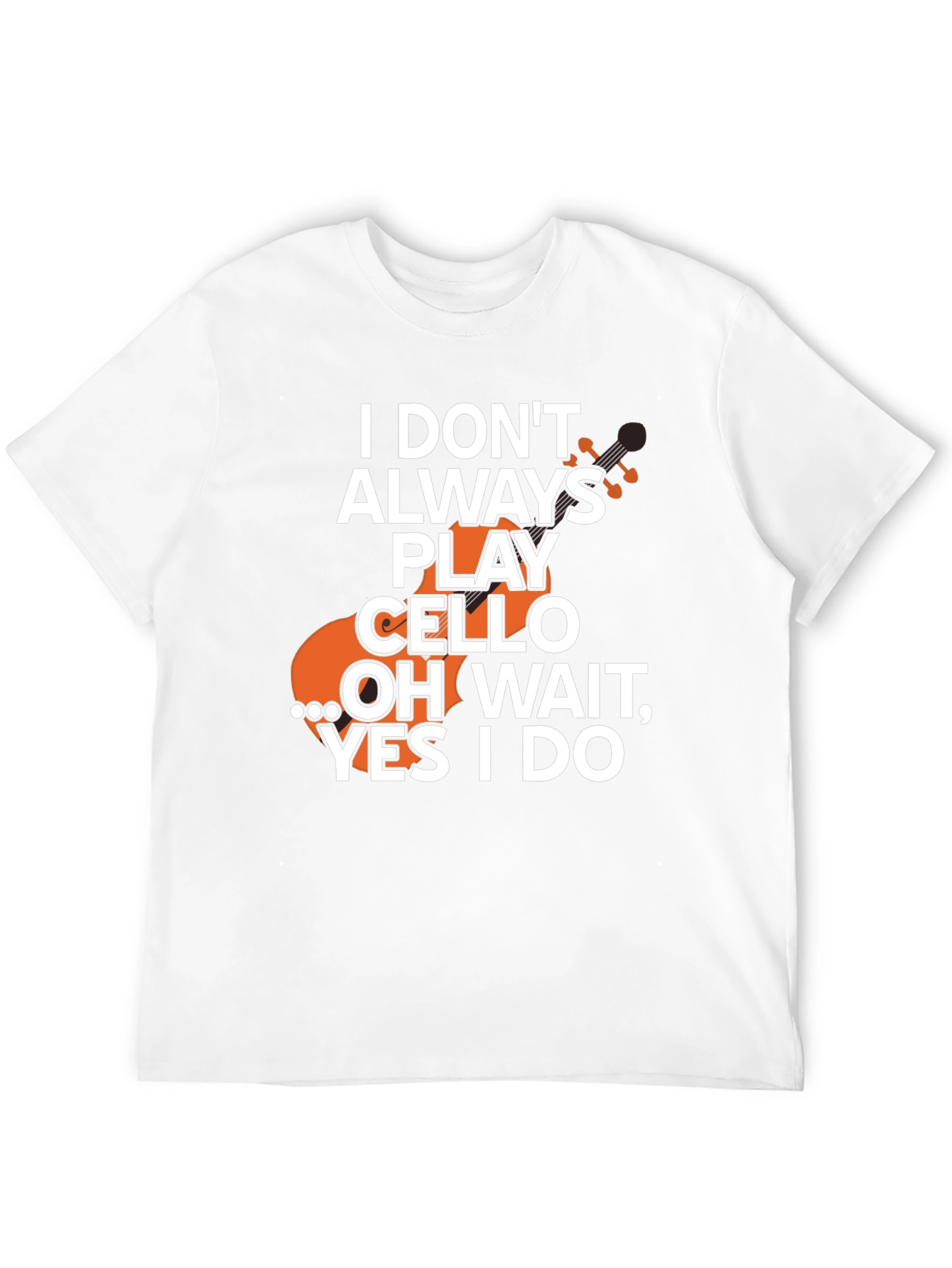 Black Cello Player T-Shirt - Funny Musician Tee view 12