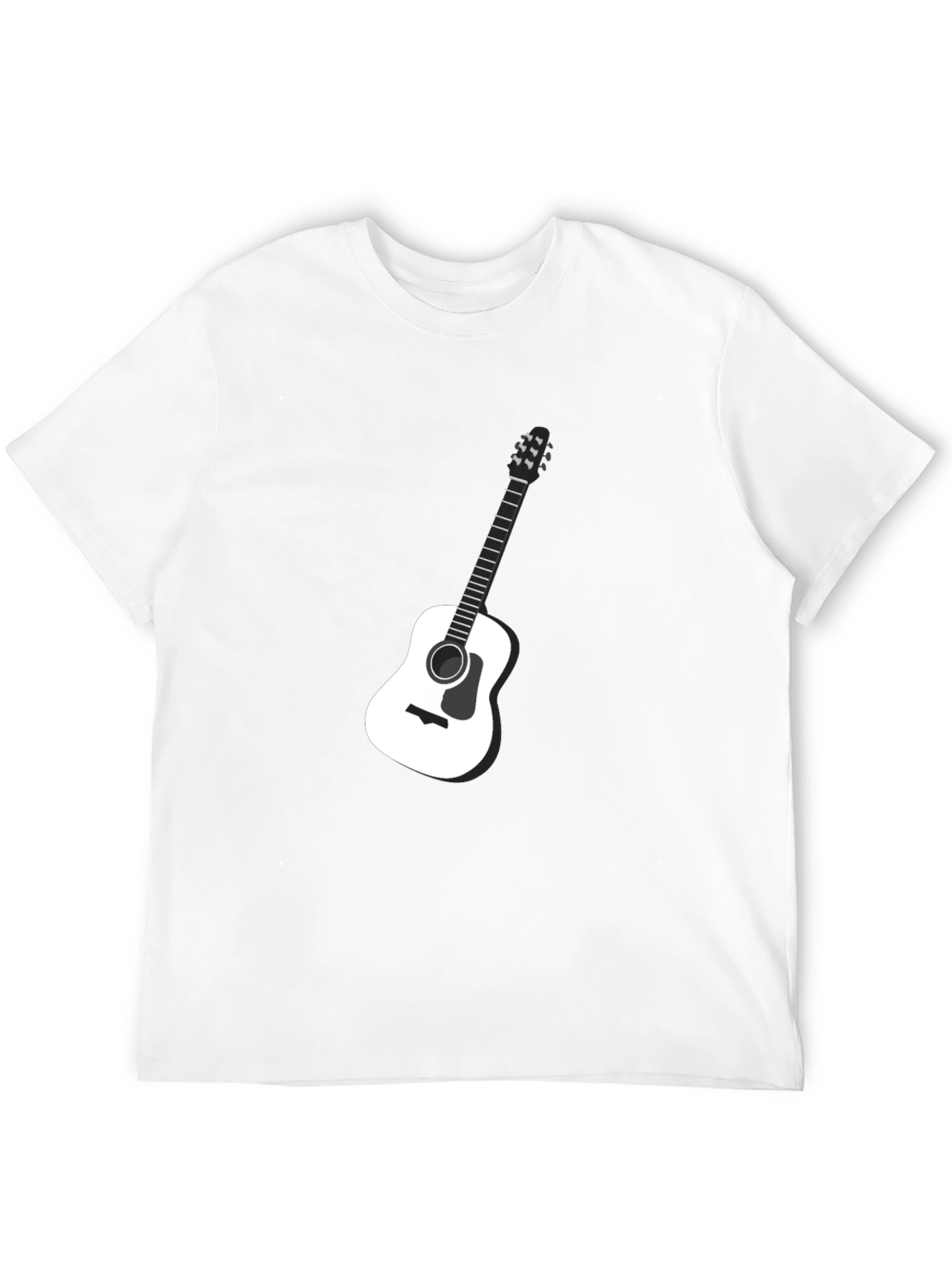 Black Guitar Graphic Tee - Musician T-Shirt view 12