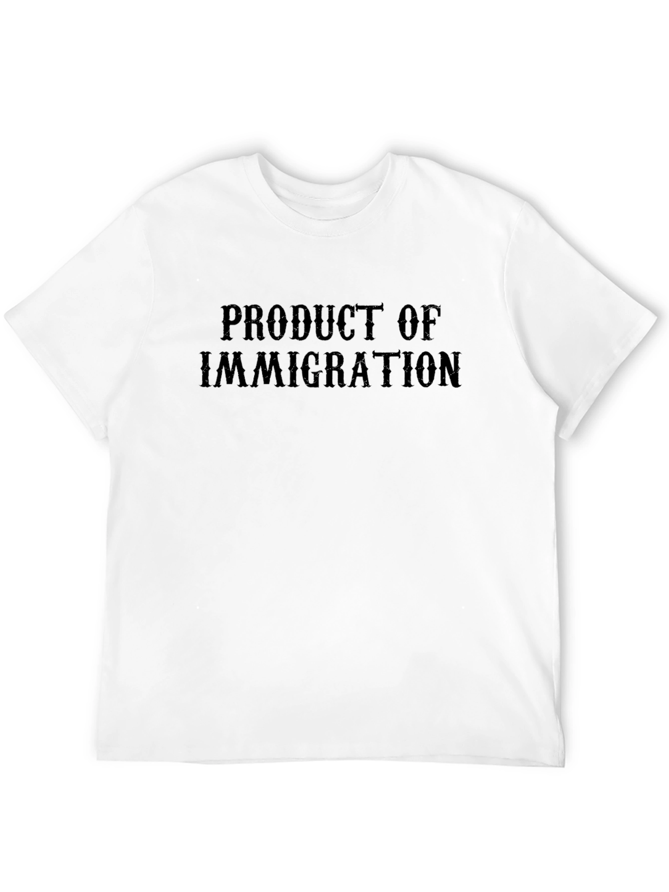 Black Product of Immigration Graphic Tee view 12