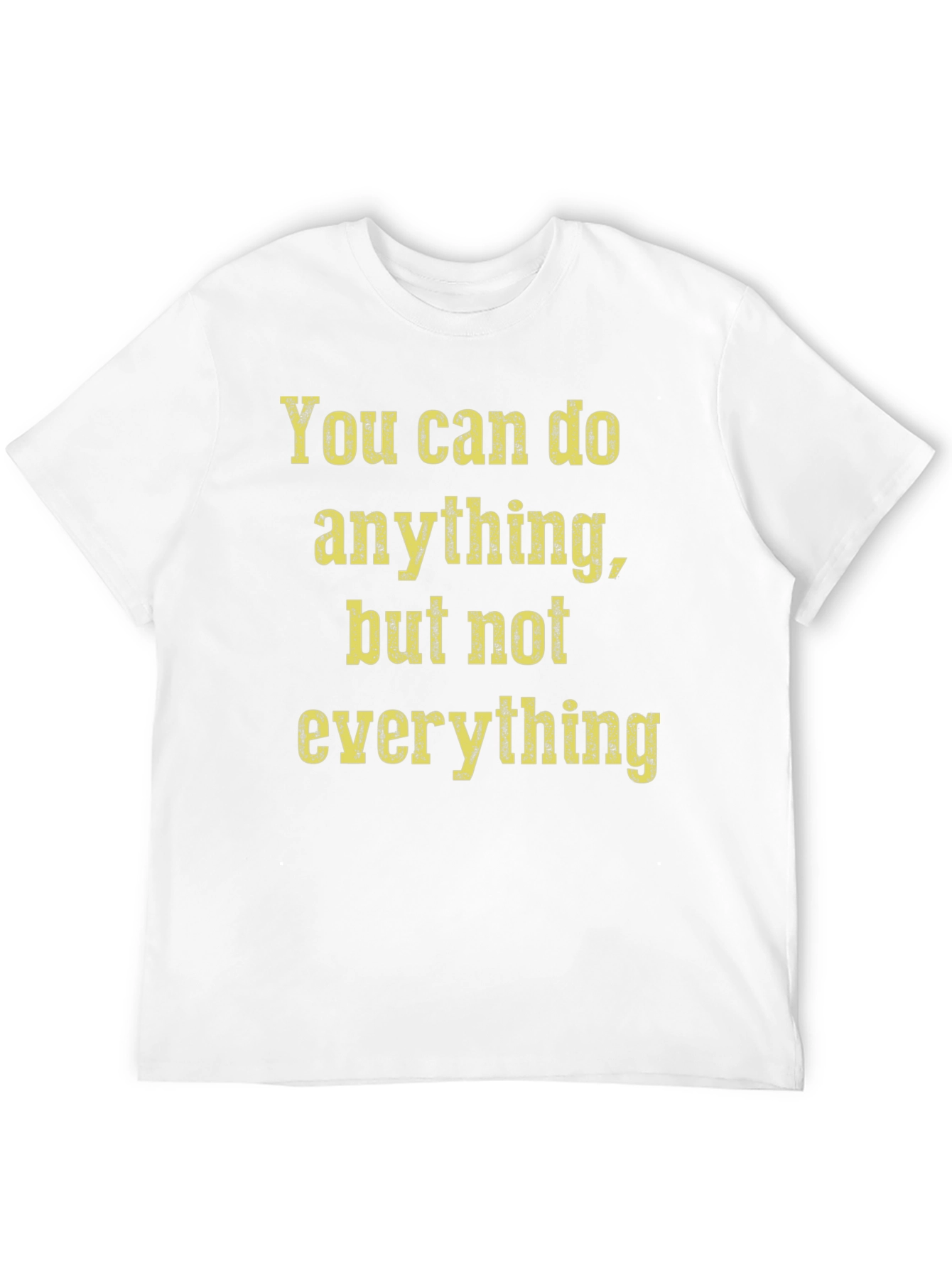 Black Inspirational Graphic Tee: You Can Do Anything T-Shirt view 12
