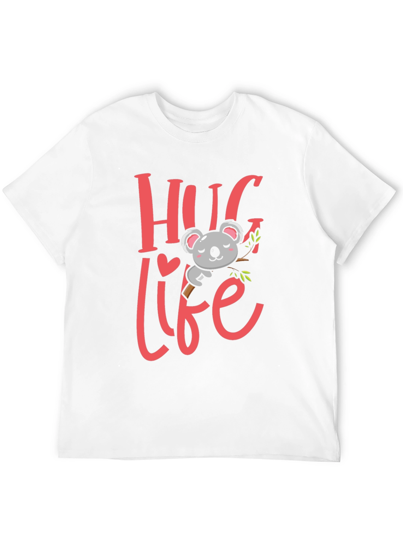 Black Hug Life Koala Bear Graphic Tee view 12