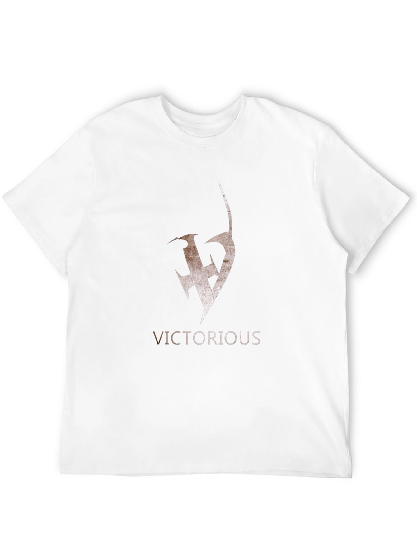 Black Victorious Graphic Tee - Black Cotton Blend Shirt view 12
