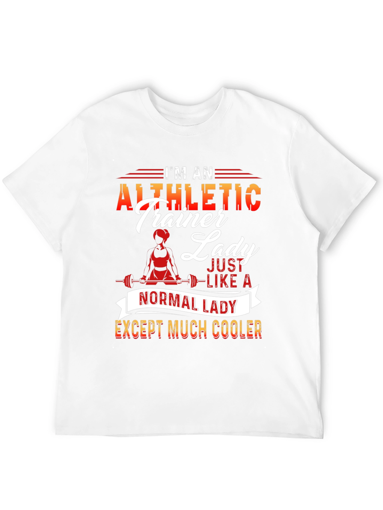 Athletic Trainer Lady T-Shirt - Cool and Unique Design - 12