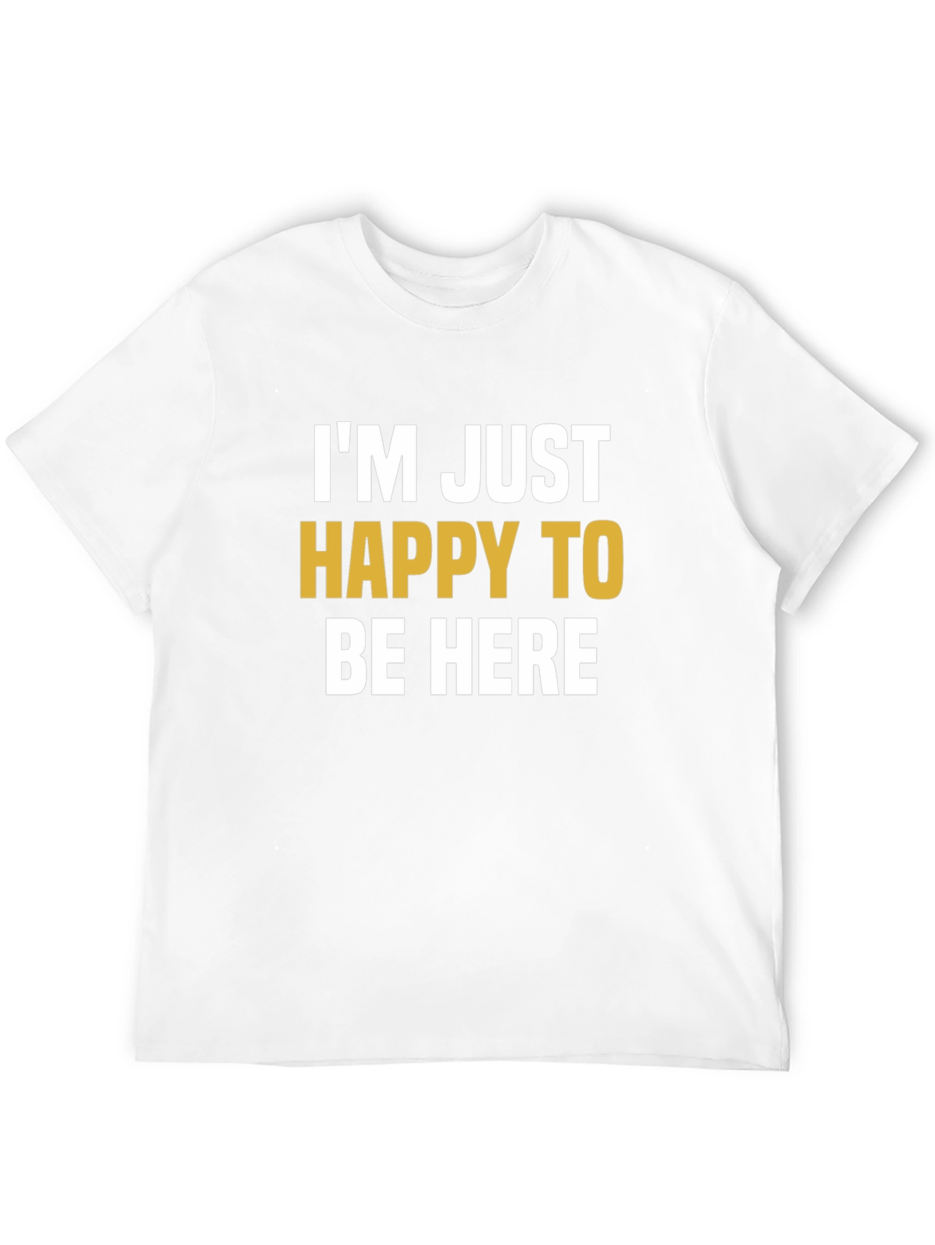 Black Happy To Be Here Graphic T-Shirt view 12
