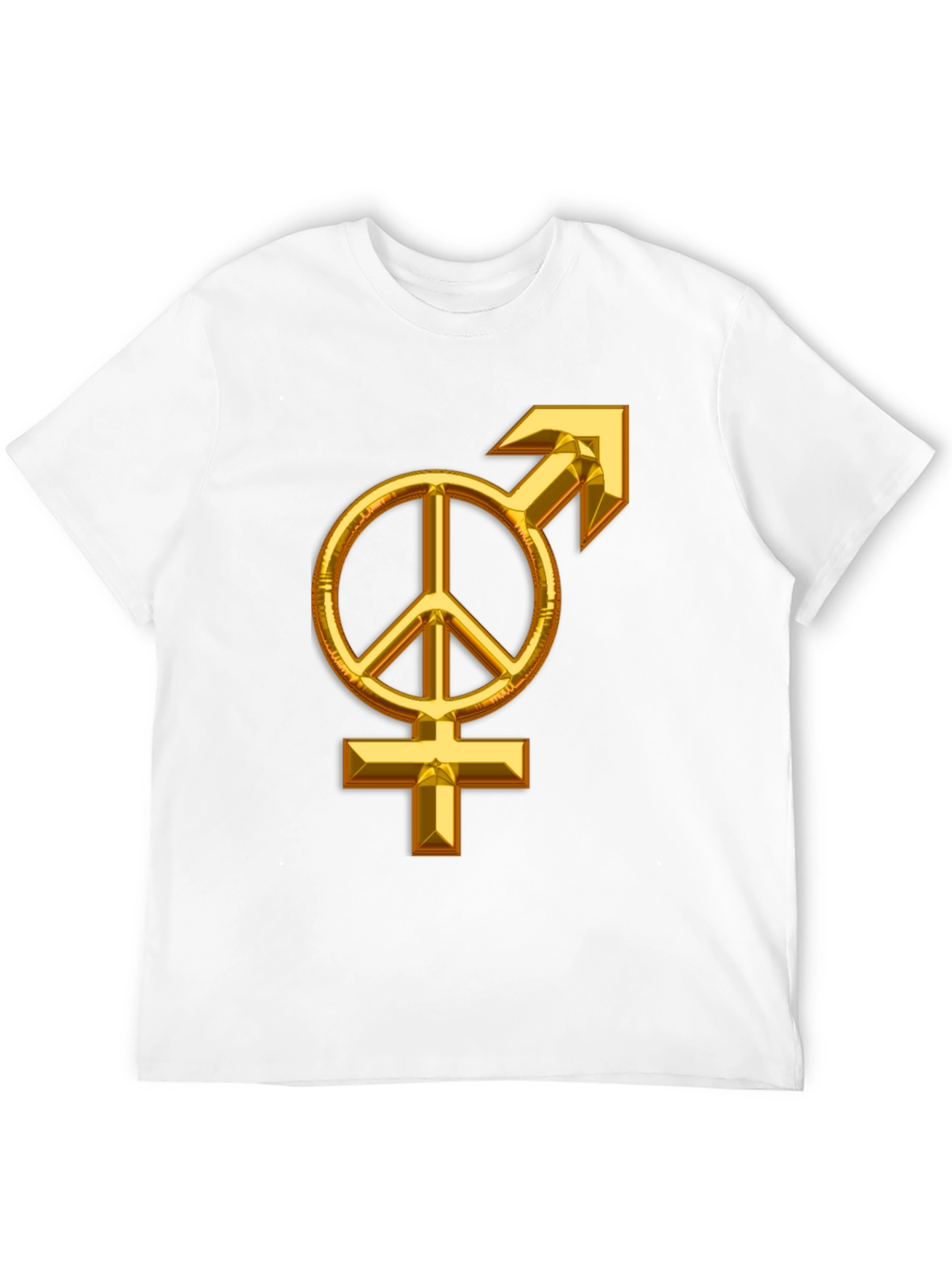 Black Peace Symbol Men's Graphic Tee view 12