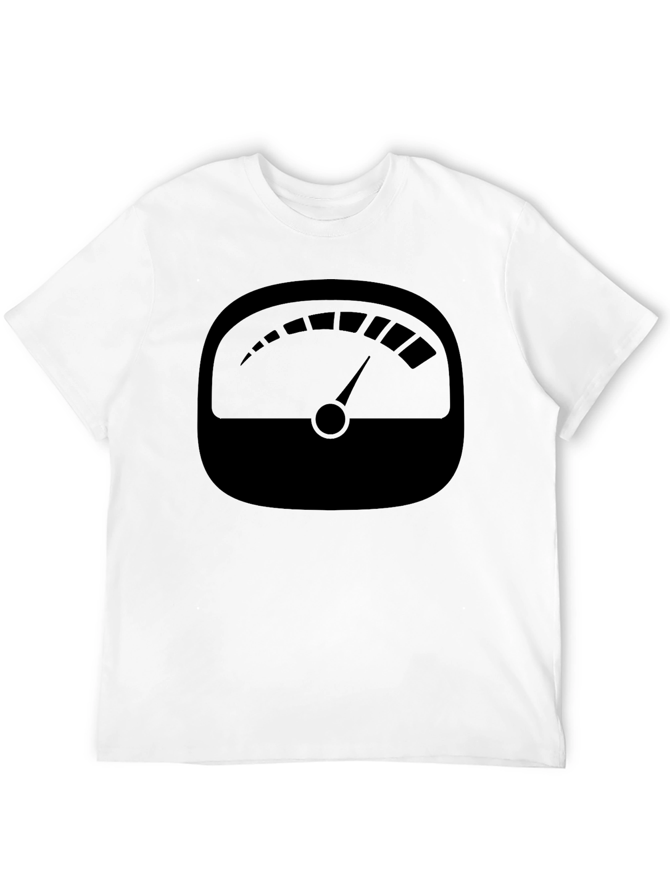 Black Black Gauge Graphic Tee - Unique Design view 12