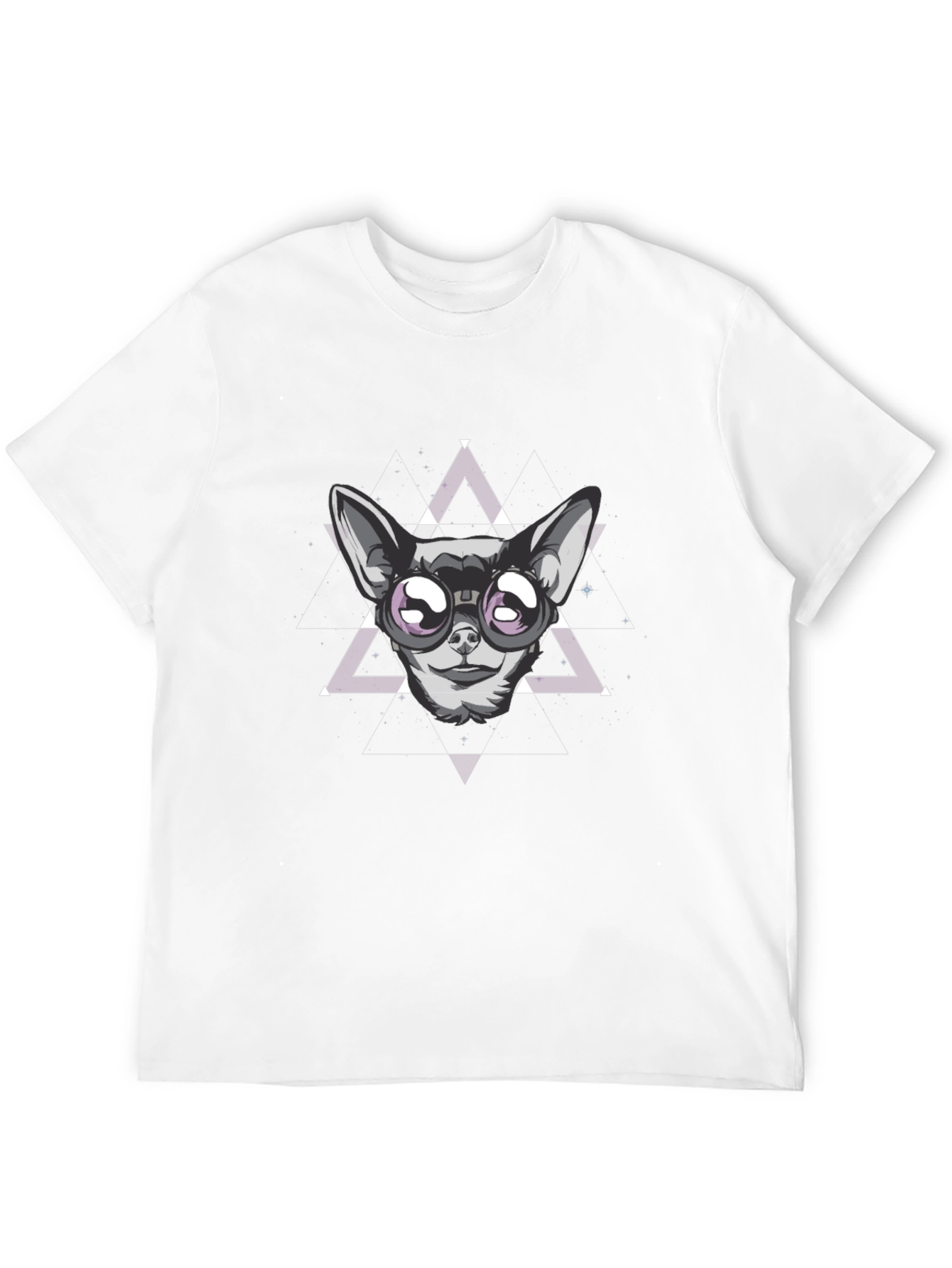 Black Cosmic Dog T-Shirt - Stylish Graphic Tee view 12