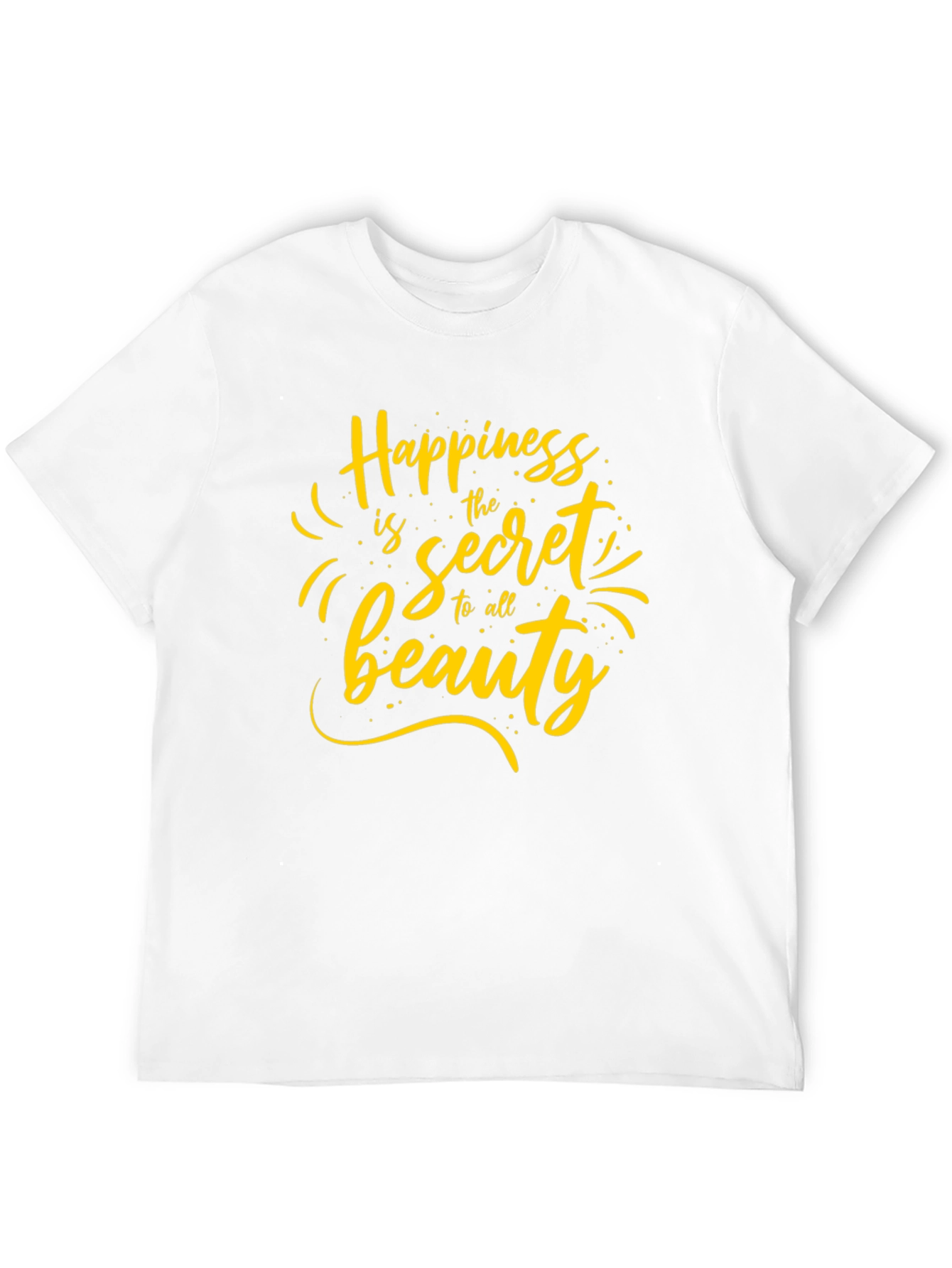 Black Happiness Secret Beauty T-Shirt view 12
