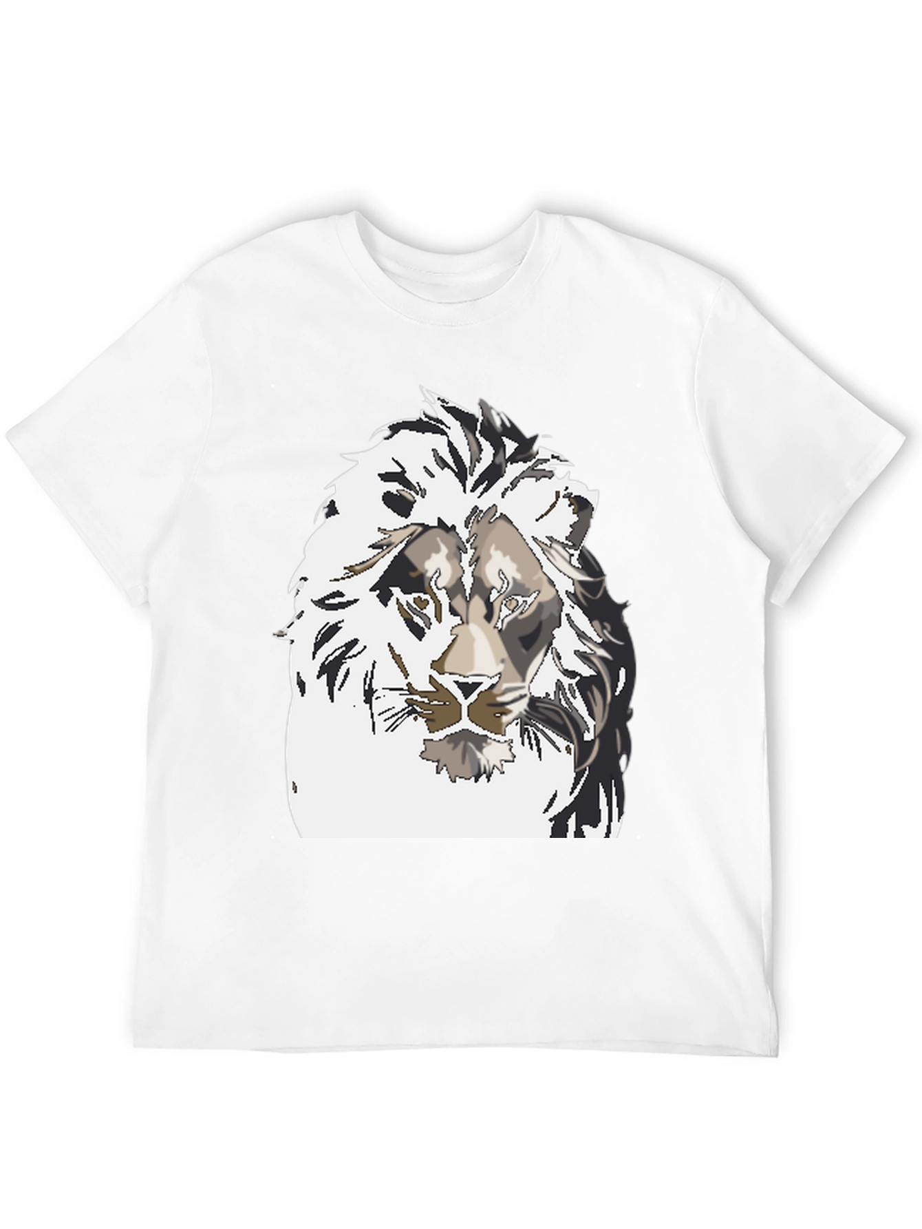 Black Lion Graphic Tee - Men's Black T-Shirt view 12