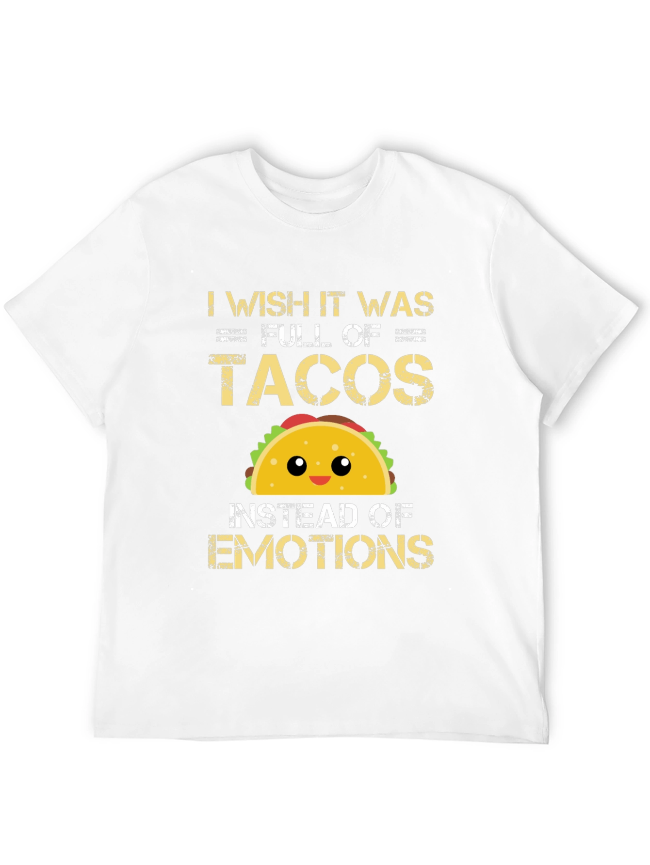 Black Tacos Instead of Emotions Graphic T-Shirt view 12