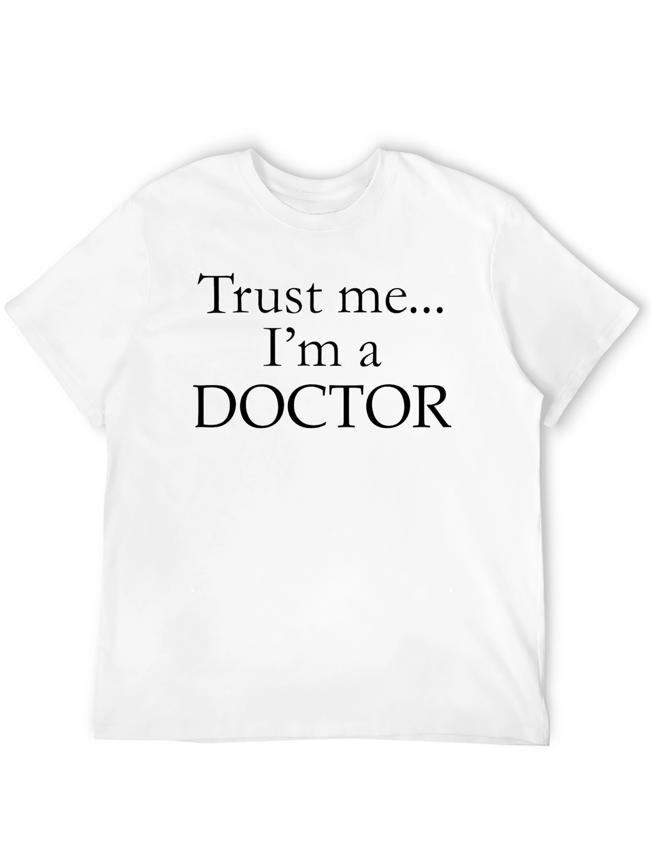 Black Trust Me I'm A Doctor T-Shirt - Black view 12