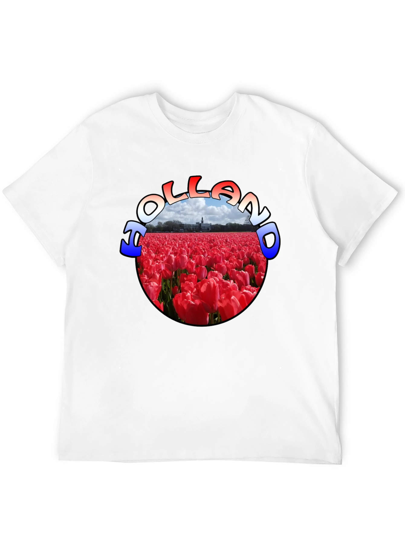 Holland Tulip Field Graphic T-Shirt - 12