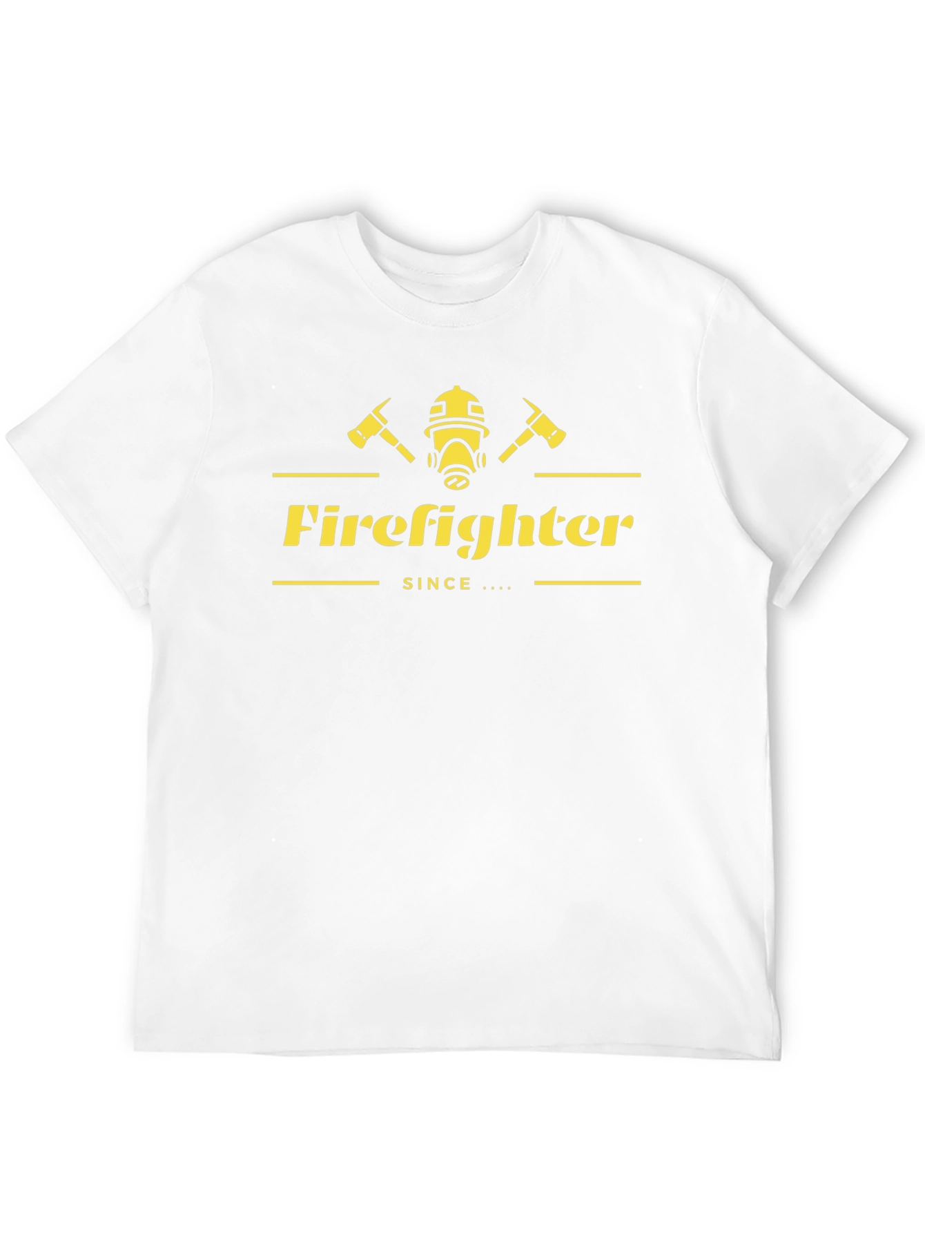 Black Firefighter Graphic Tee - Black Cotton Blend view 12