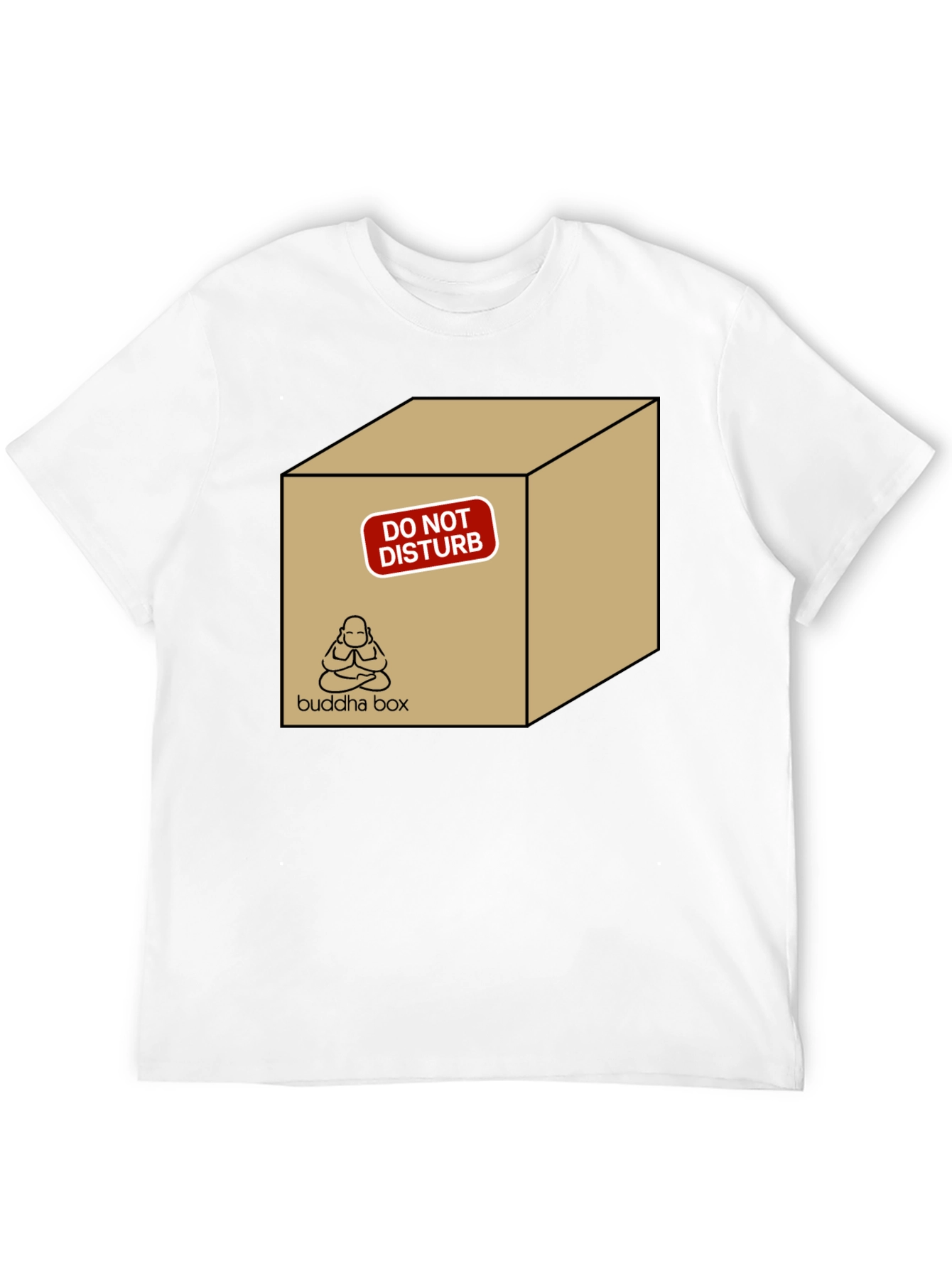 Black Buddha Box Novelty T-Shirt view 12