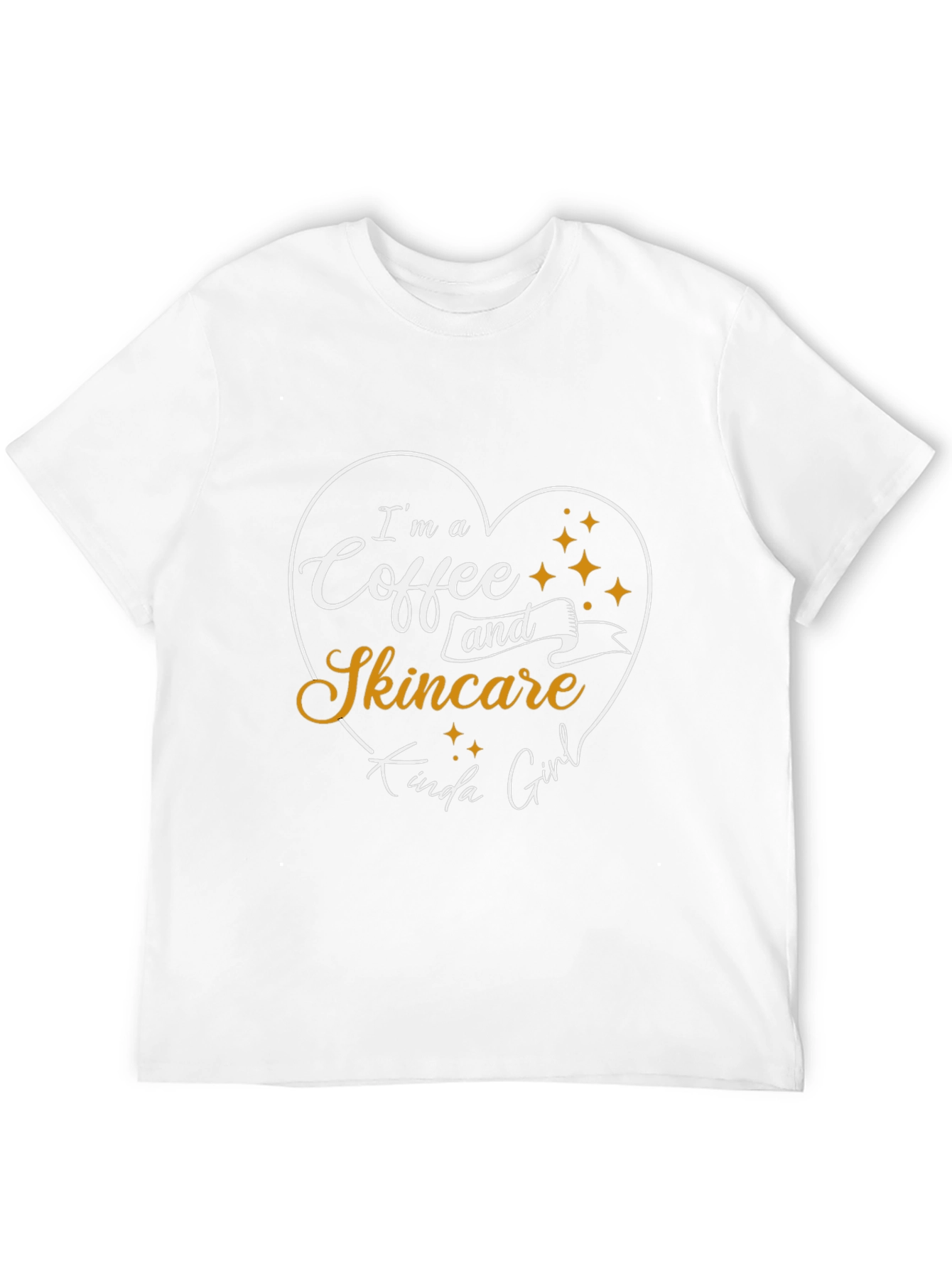 Black Coffee and Skincare Girl Black T-Shirt view 12