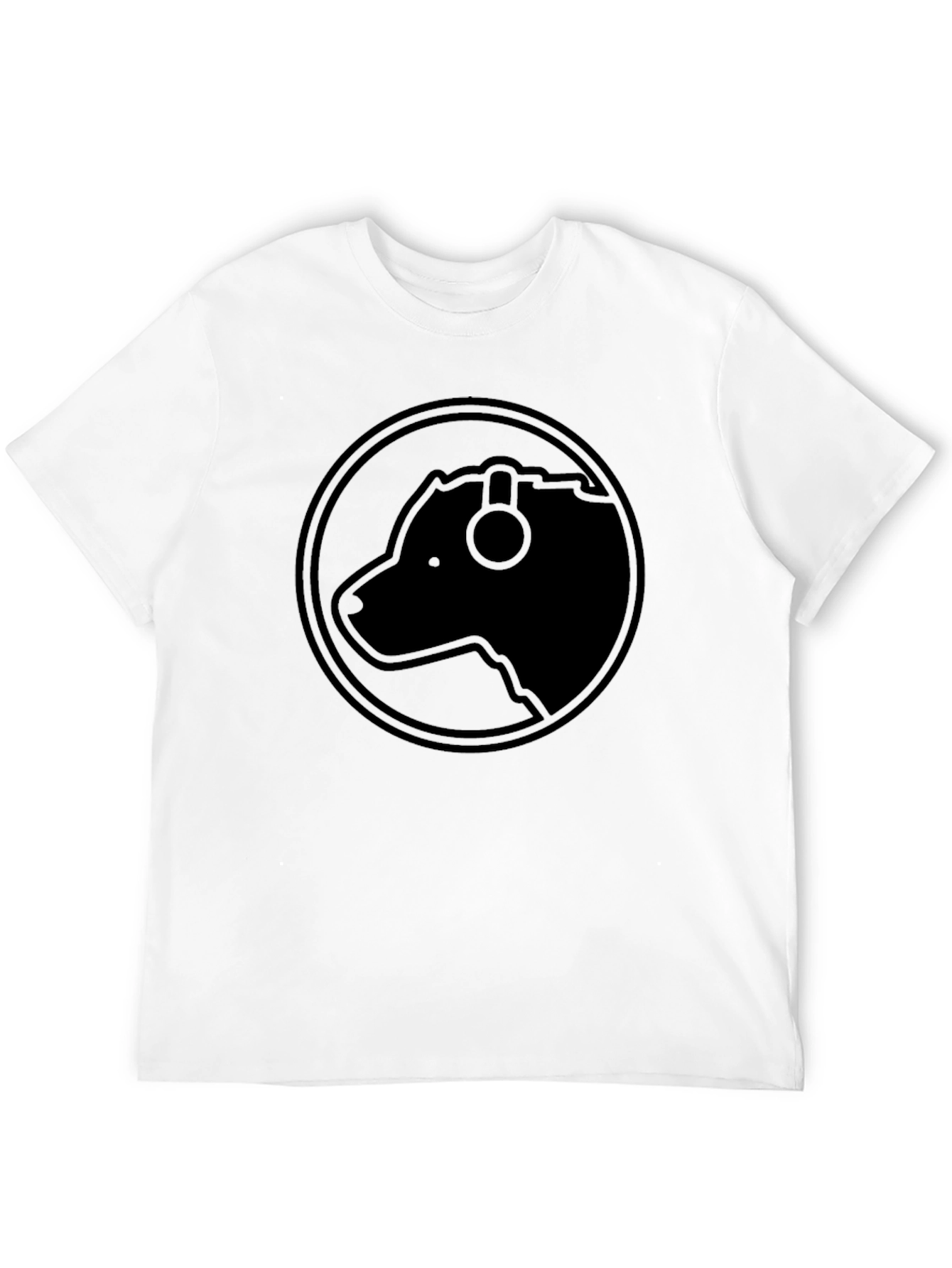 Black Black Bear Headphones Graphic Tee - Modern Casual Style view 12