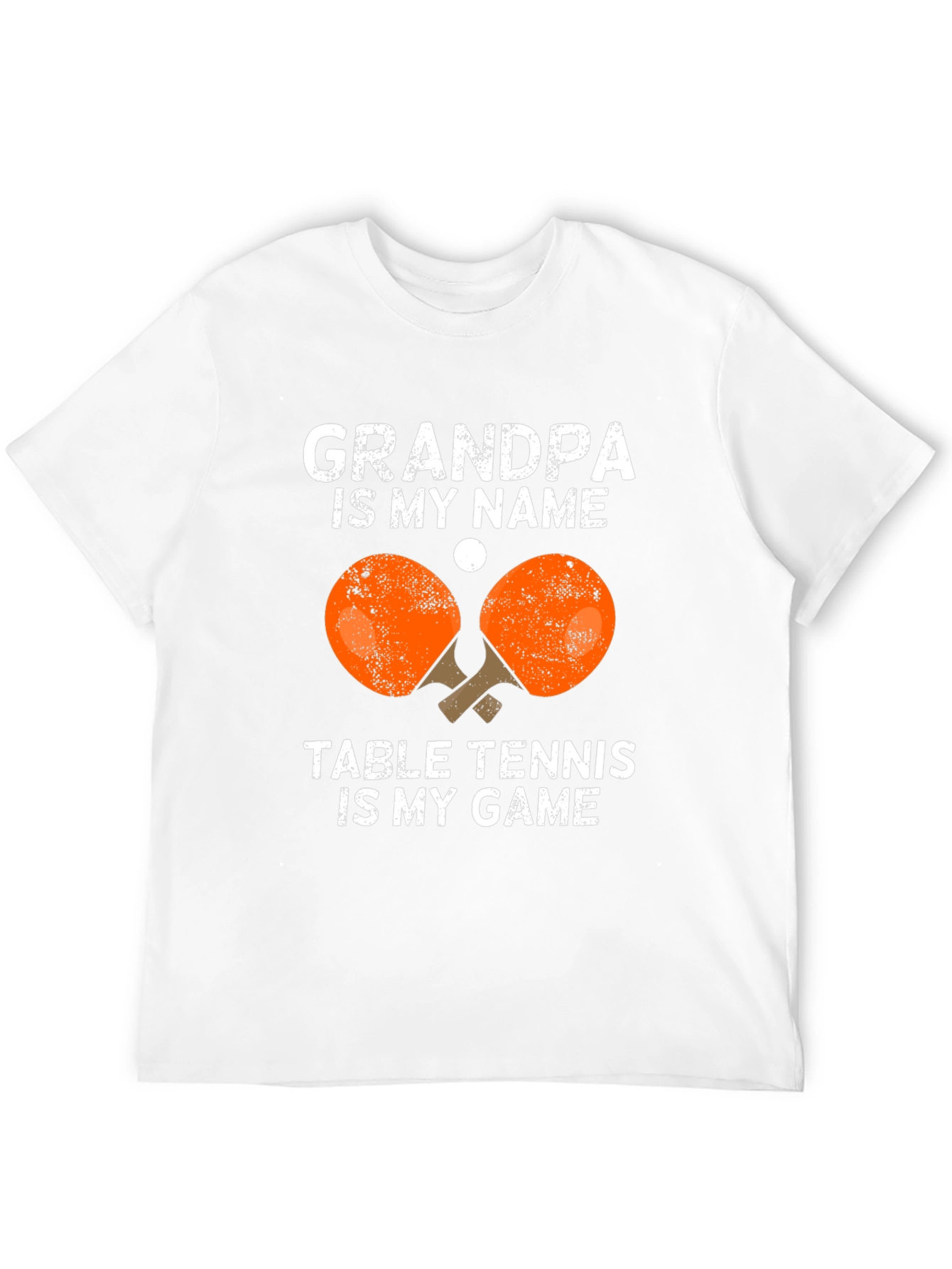 Black Grandpa Table Tennis T-Shirt Funny Graphic Tee view 12