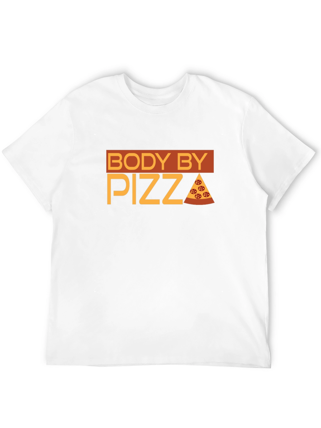 Body By Pizza T-Shirt - Funny Foodie Tee - 12