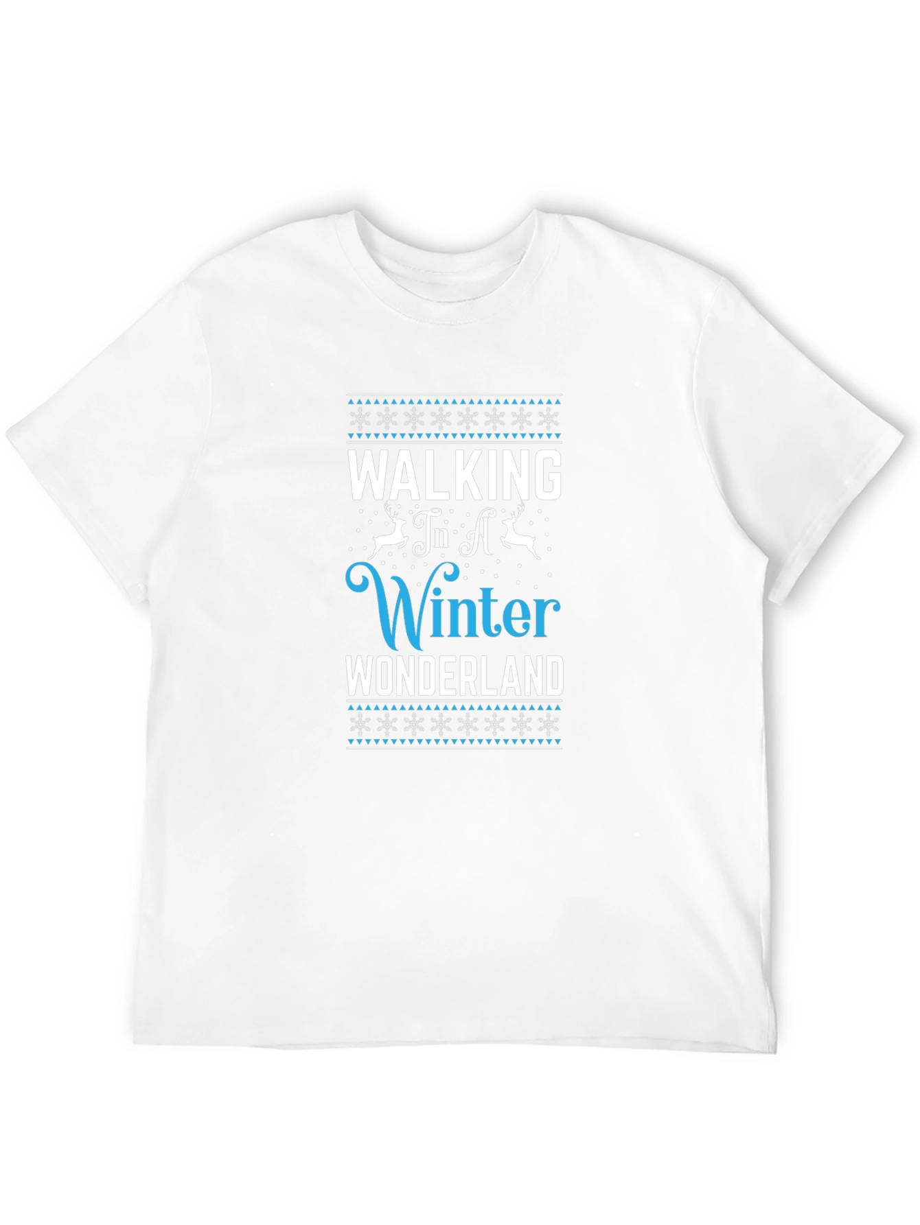 Black Winter Wonderland Graphic T-Shirt view 12