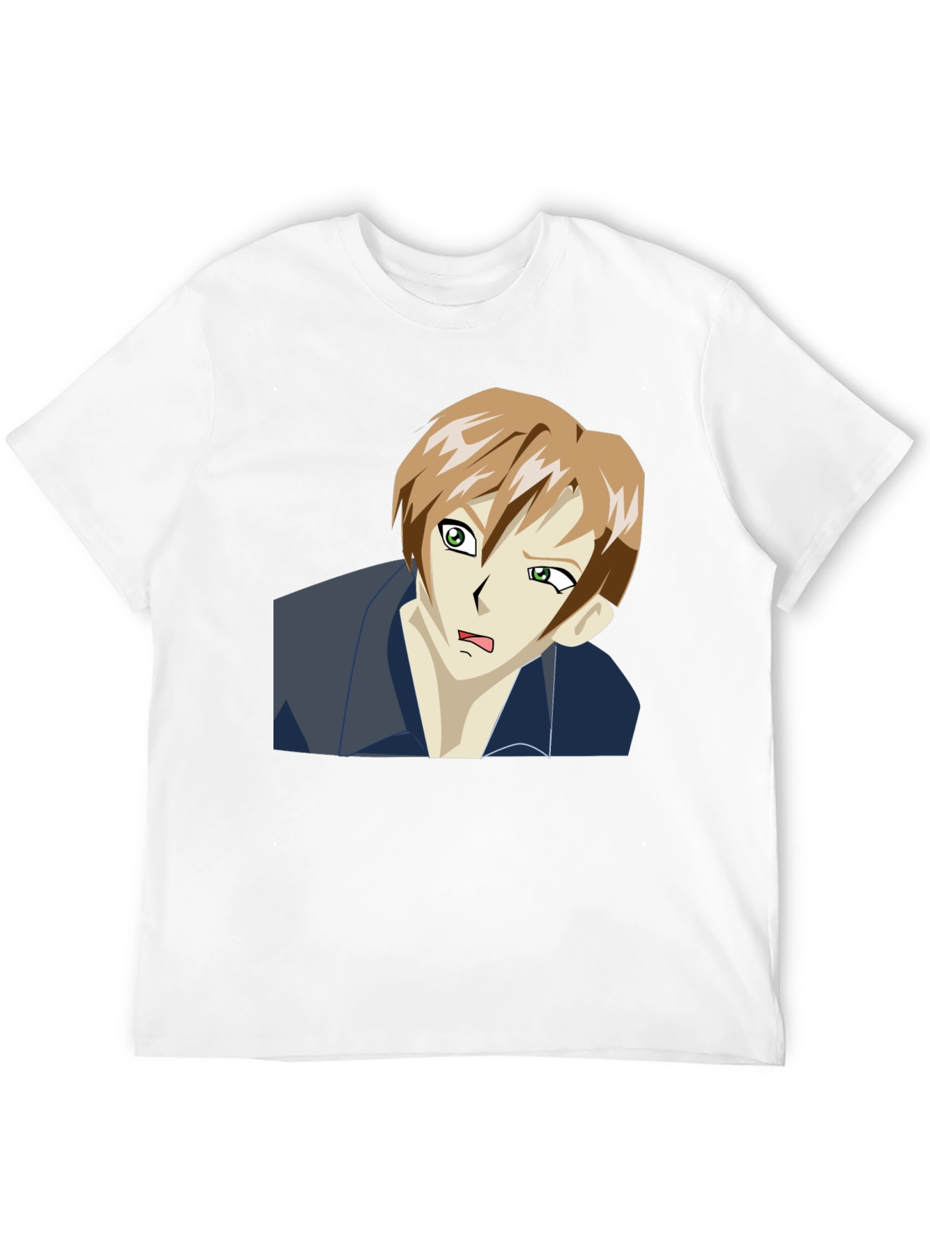 Black Anime Character T-Shirt - Classic Black Tee view 12