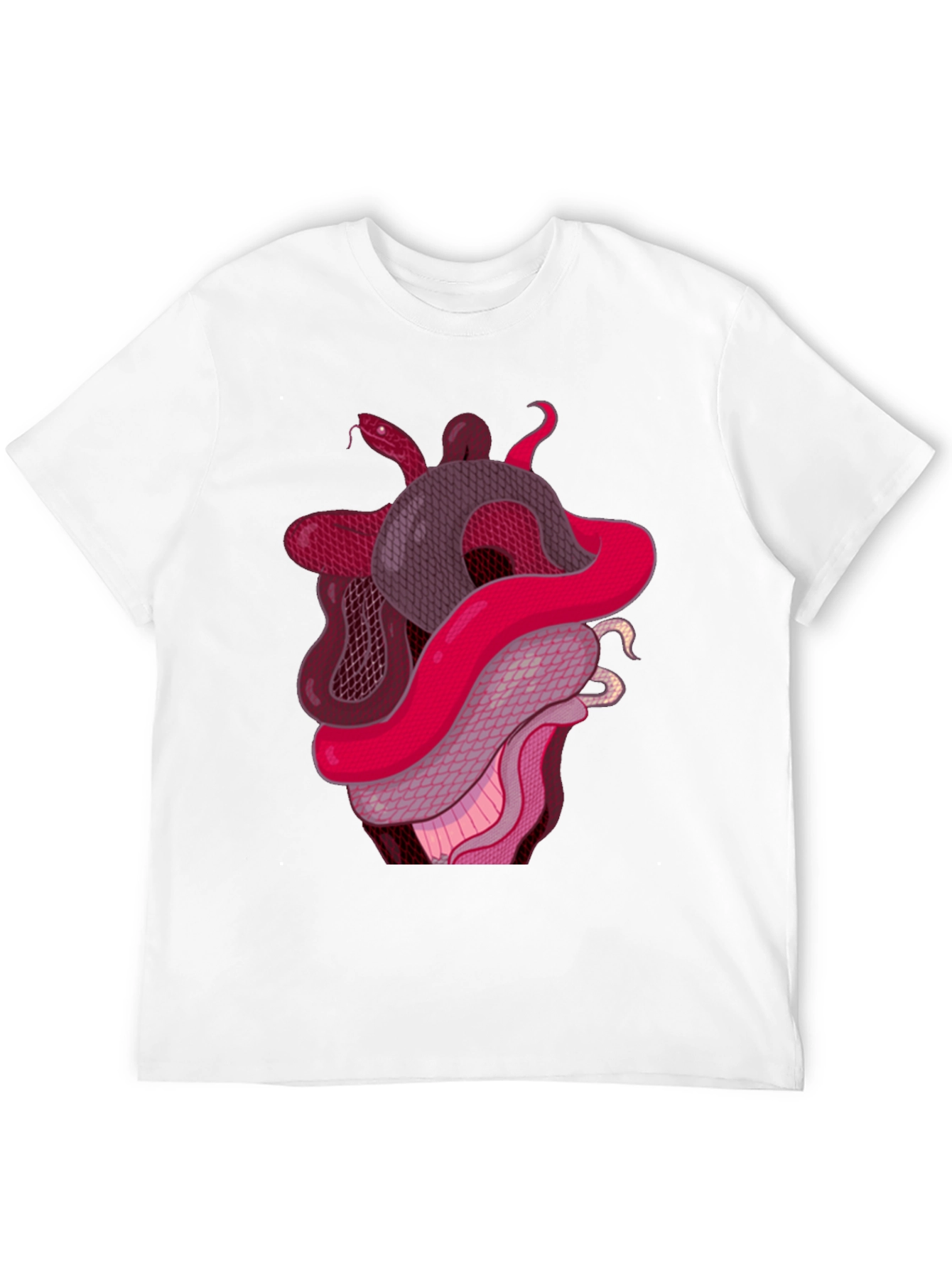 Black Snake Heart Graphic Tee - Stylish Black T-Shirt view 12