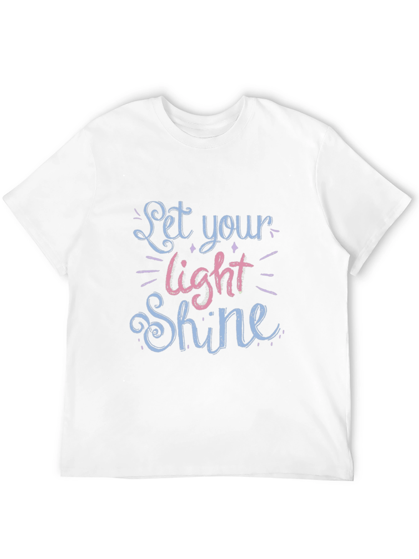 Black Let Your Light Shine Graphic Tee - Black view 12