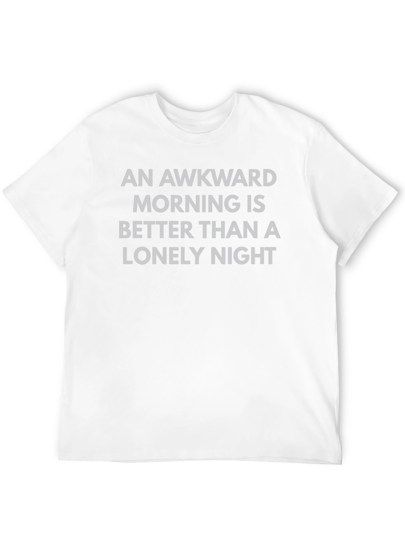 Black Awkward Morning T-Shirt - Funny Slogan Tee view 12