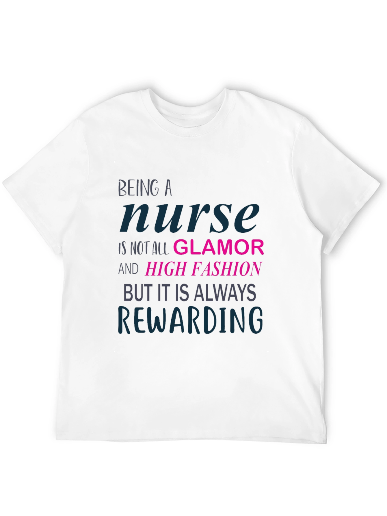 Black Nurse Glamor Graphic T-Shirt view 12
