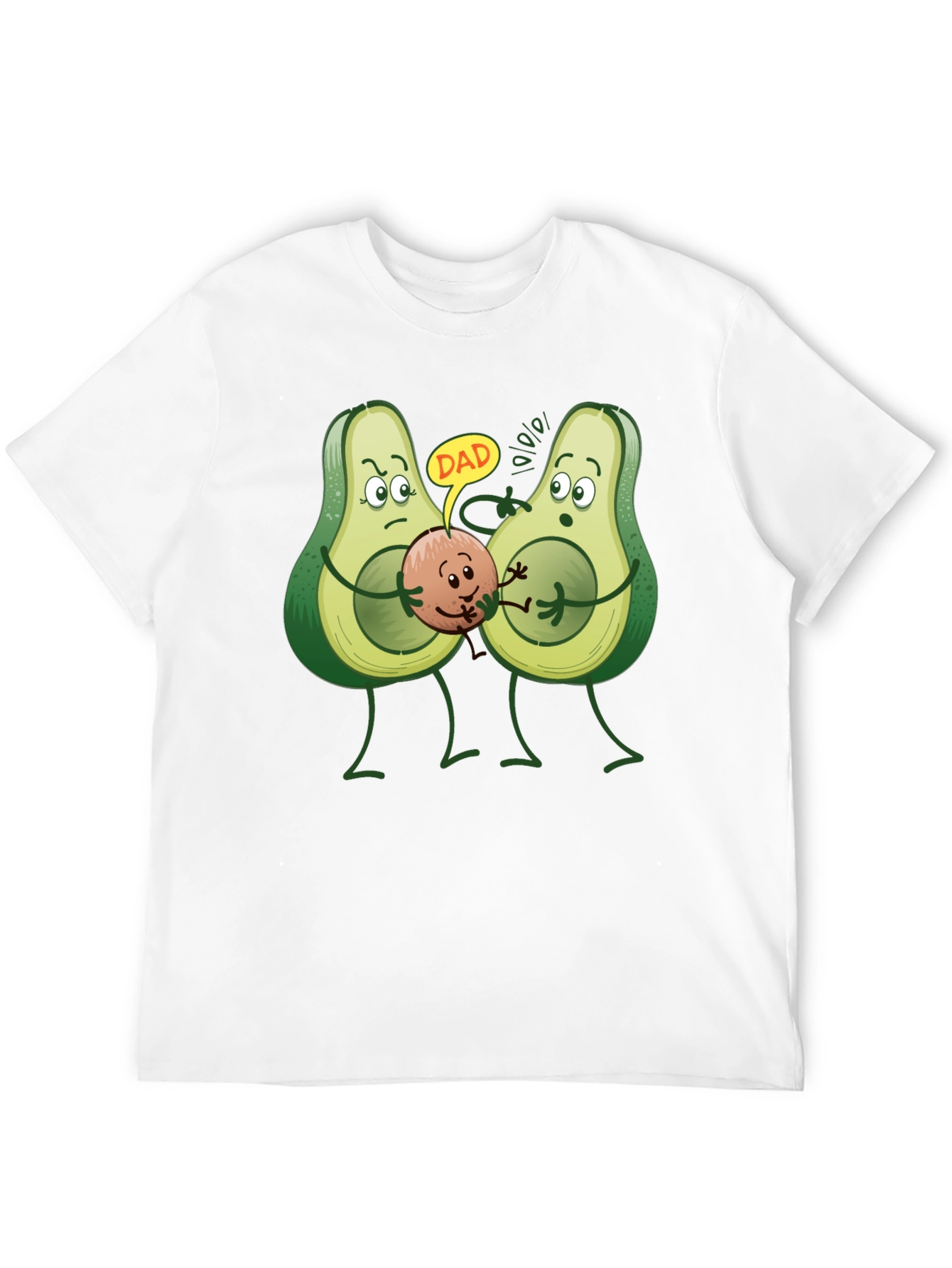 Black Avocado Dad T-Shirt - Humorous Graphic Tee view 12