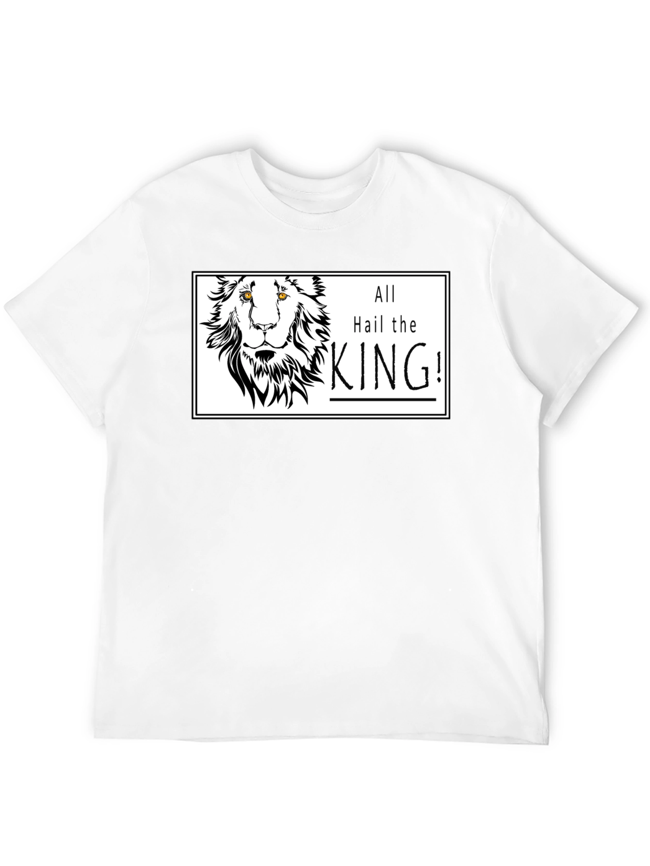 Black All Hail the King Lion Graphic Tee view 12