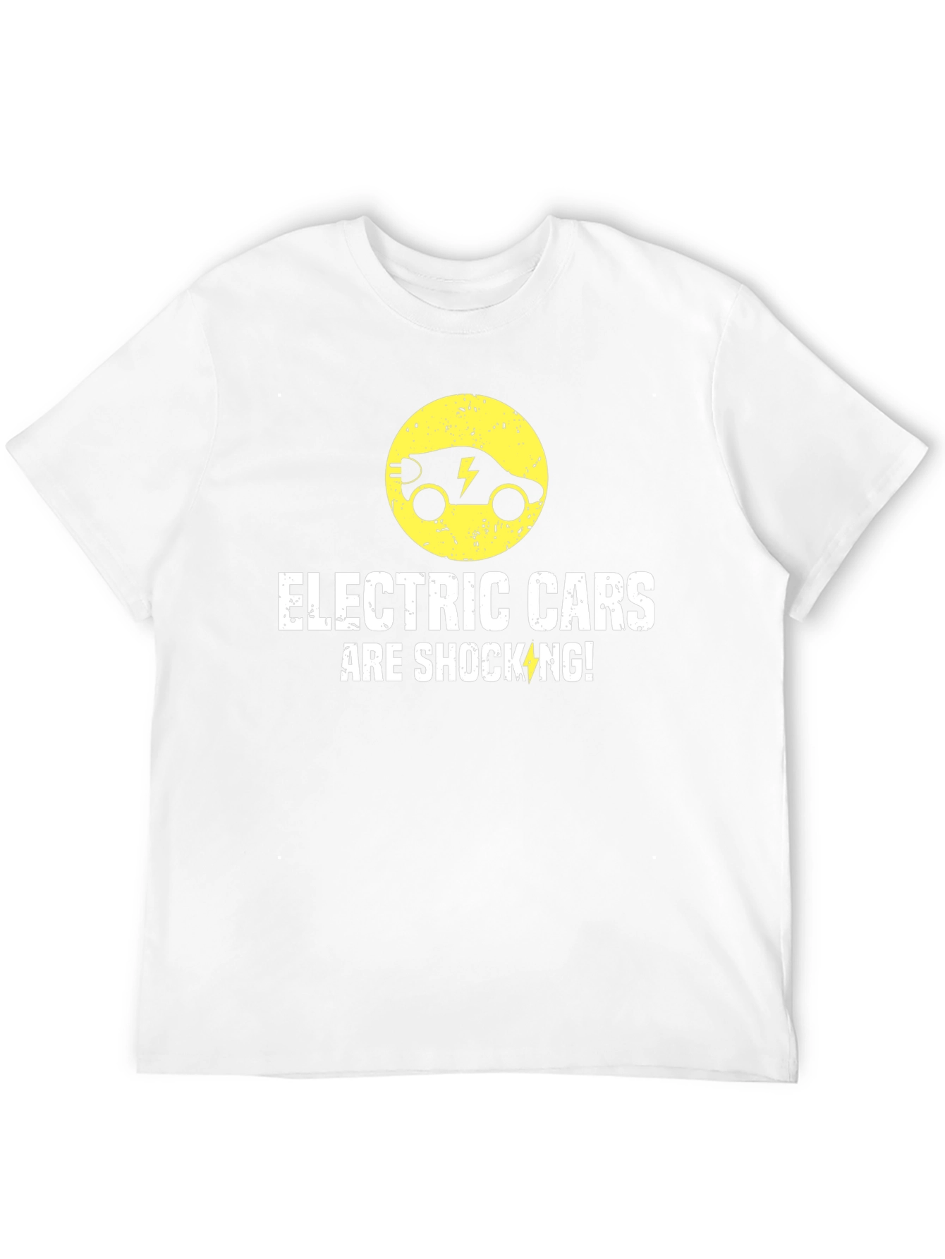 Black Electric Cars Are Shocking T-Shirt view 12