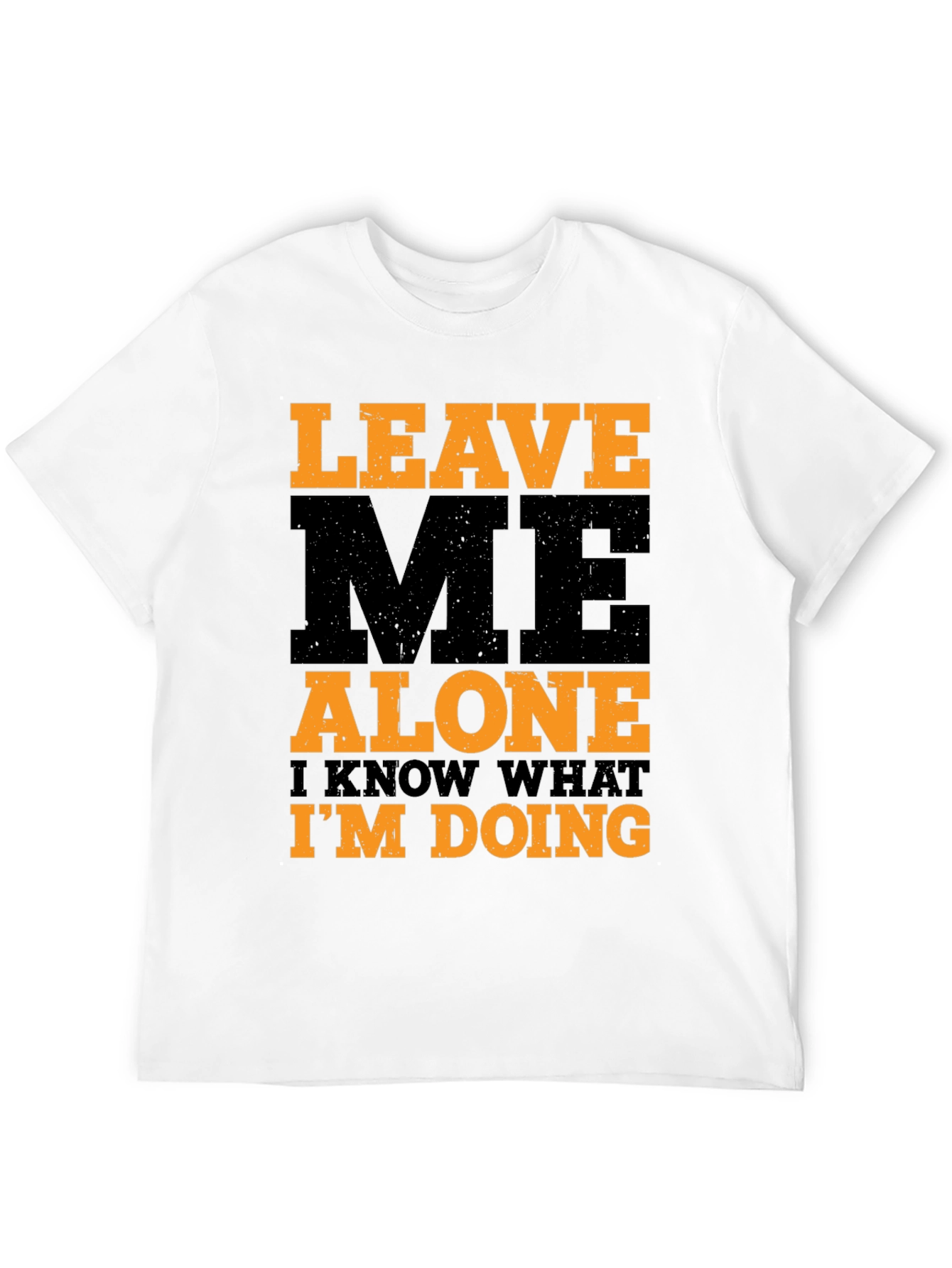 Black Leave Me Alone Graphic Tee - I Know What I'm Doing! view 12