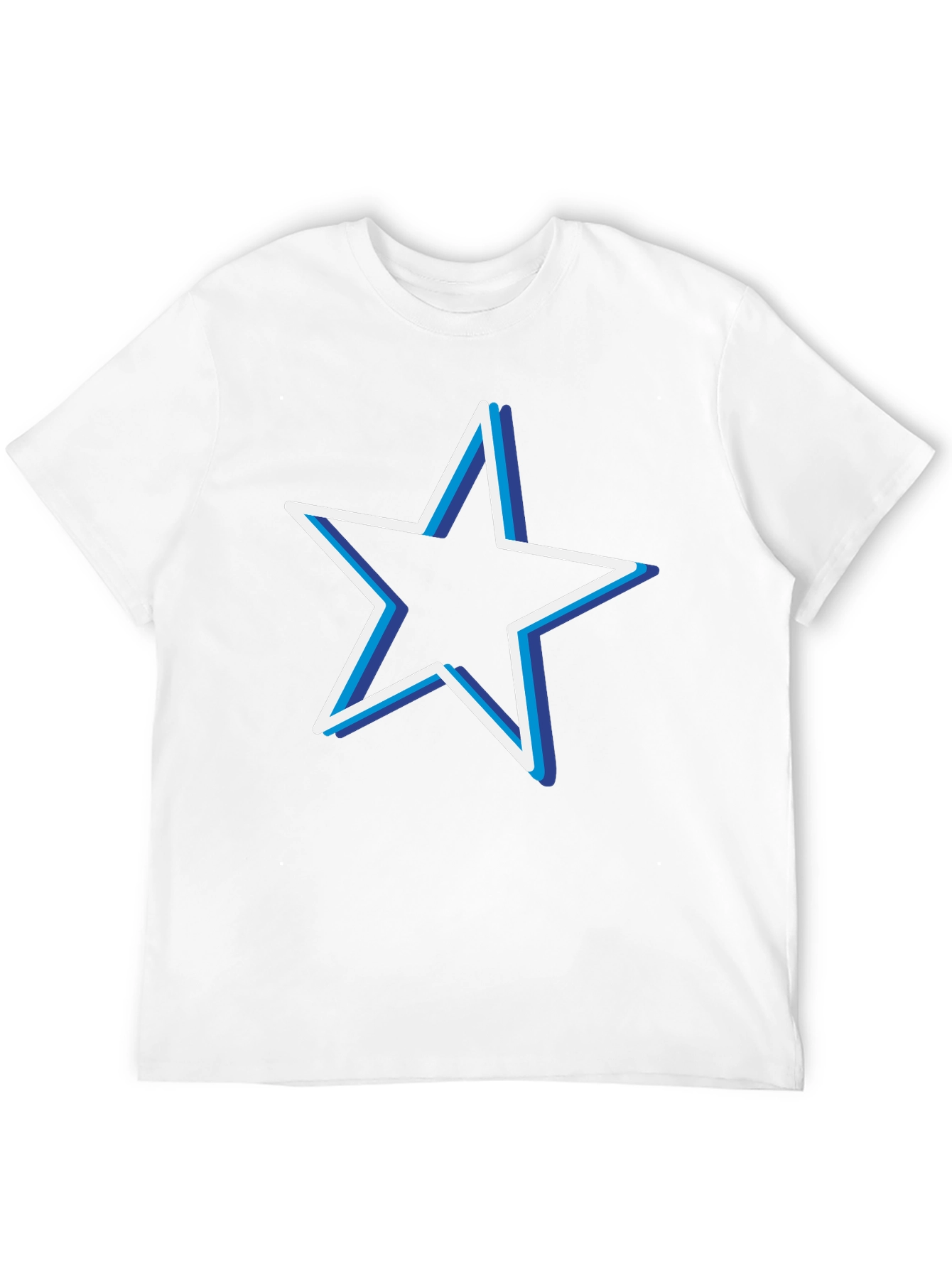 Black Star Graphic Black T-Shirt Casual Menswear view 12