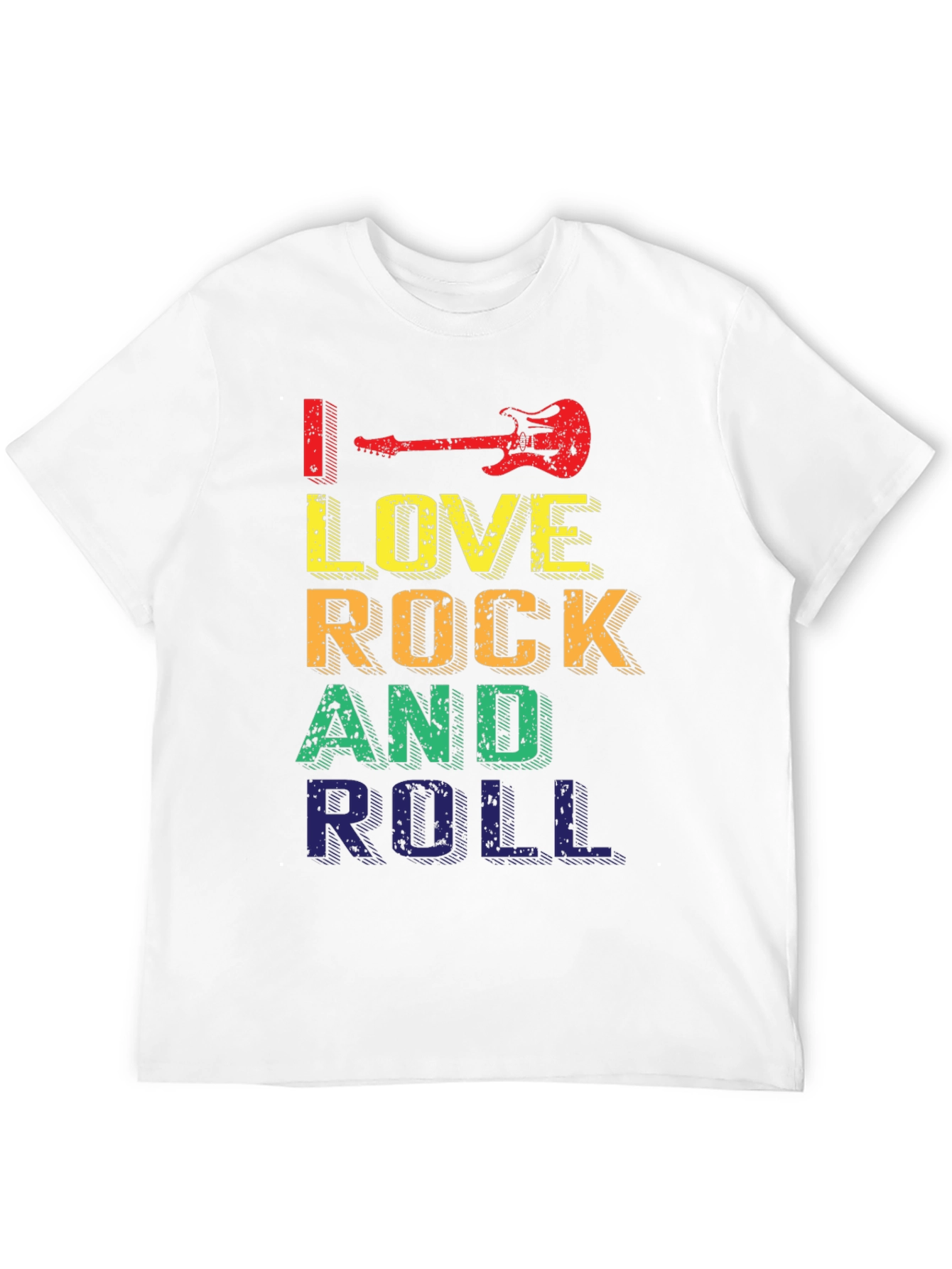 Black I Love Rock and Roll Graphic Tee view 12
