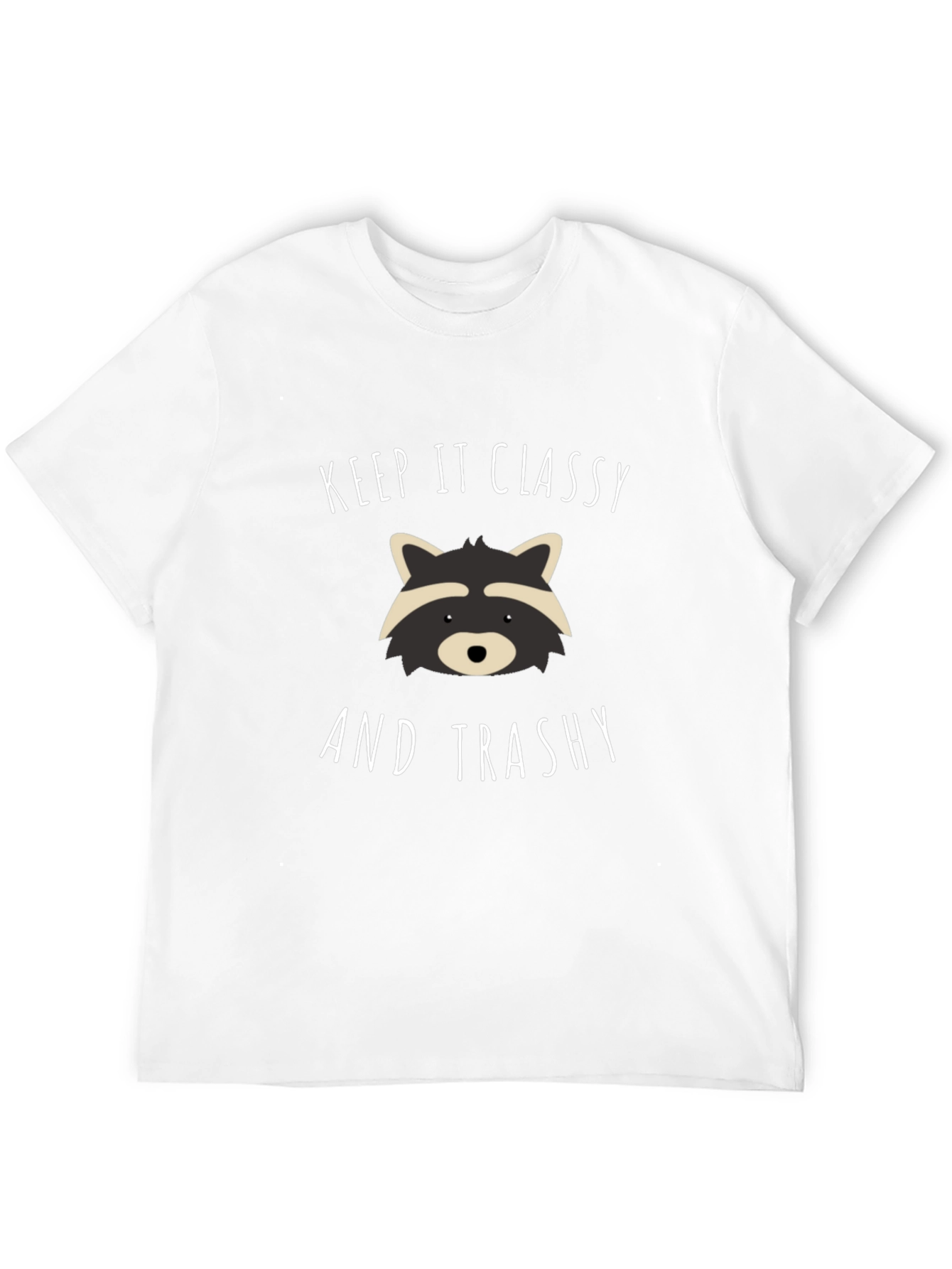 Black Keep It Classy & Trashy Raccoon Graphic Tee view 12
