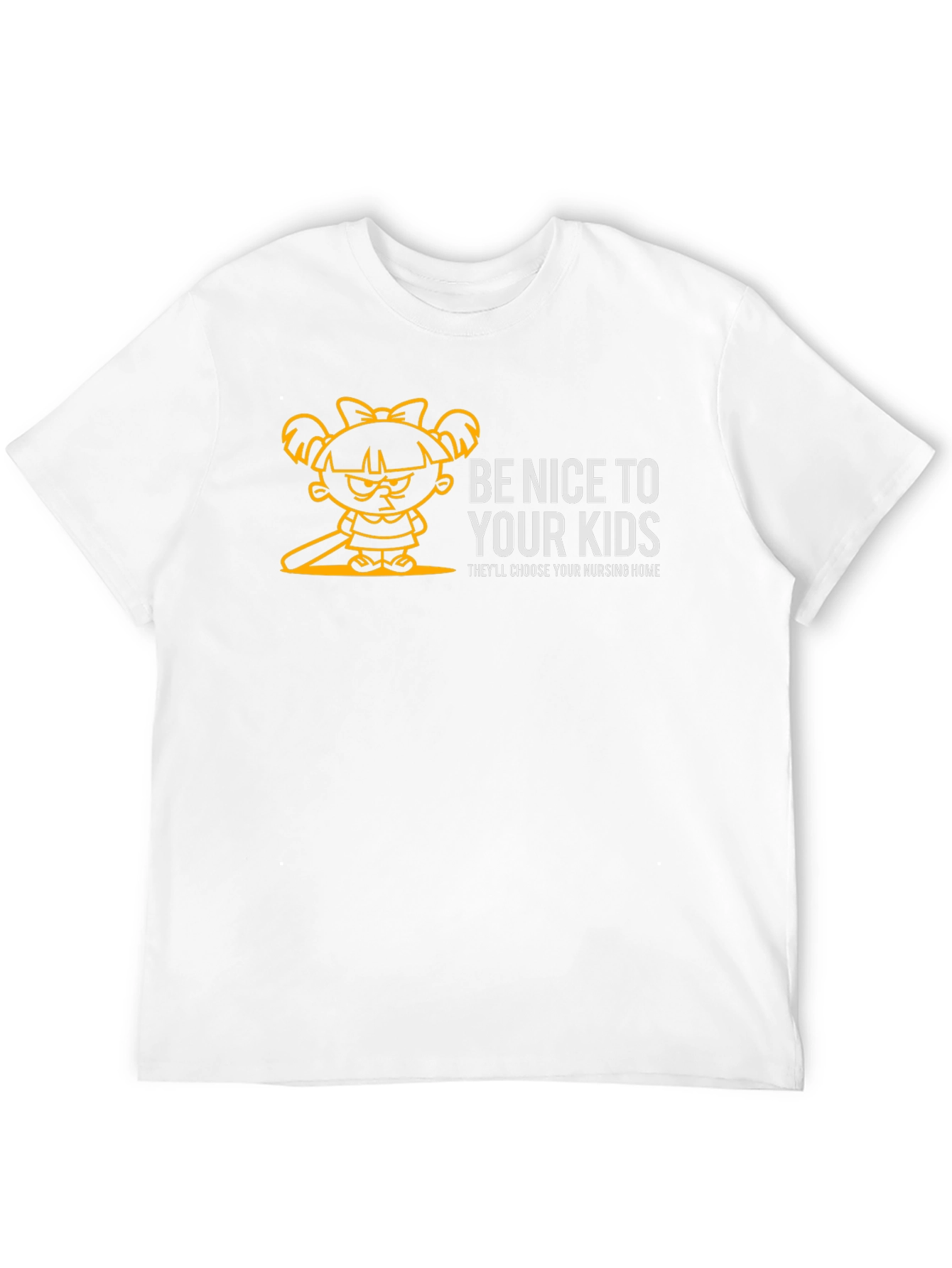 Black Be Nice To Your Kids Graphic Tee view 12